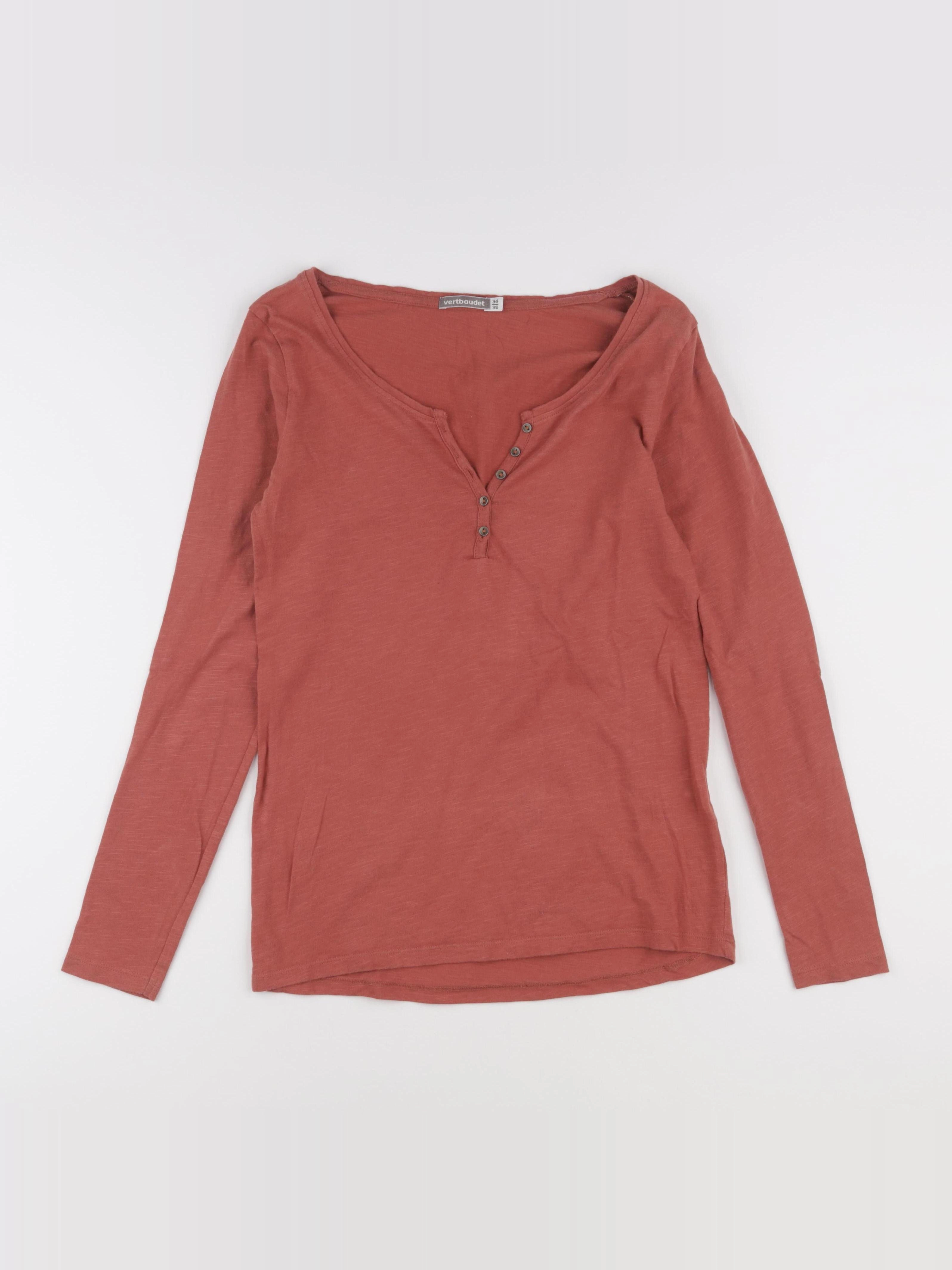 Vertbaudet - tee-shirt grossesse rouge - 34 à 36