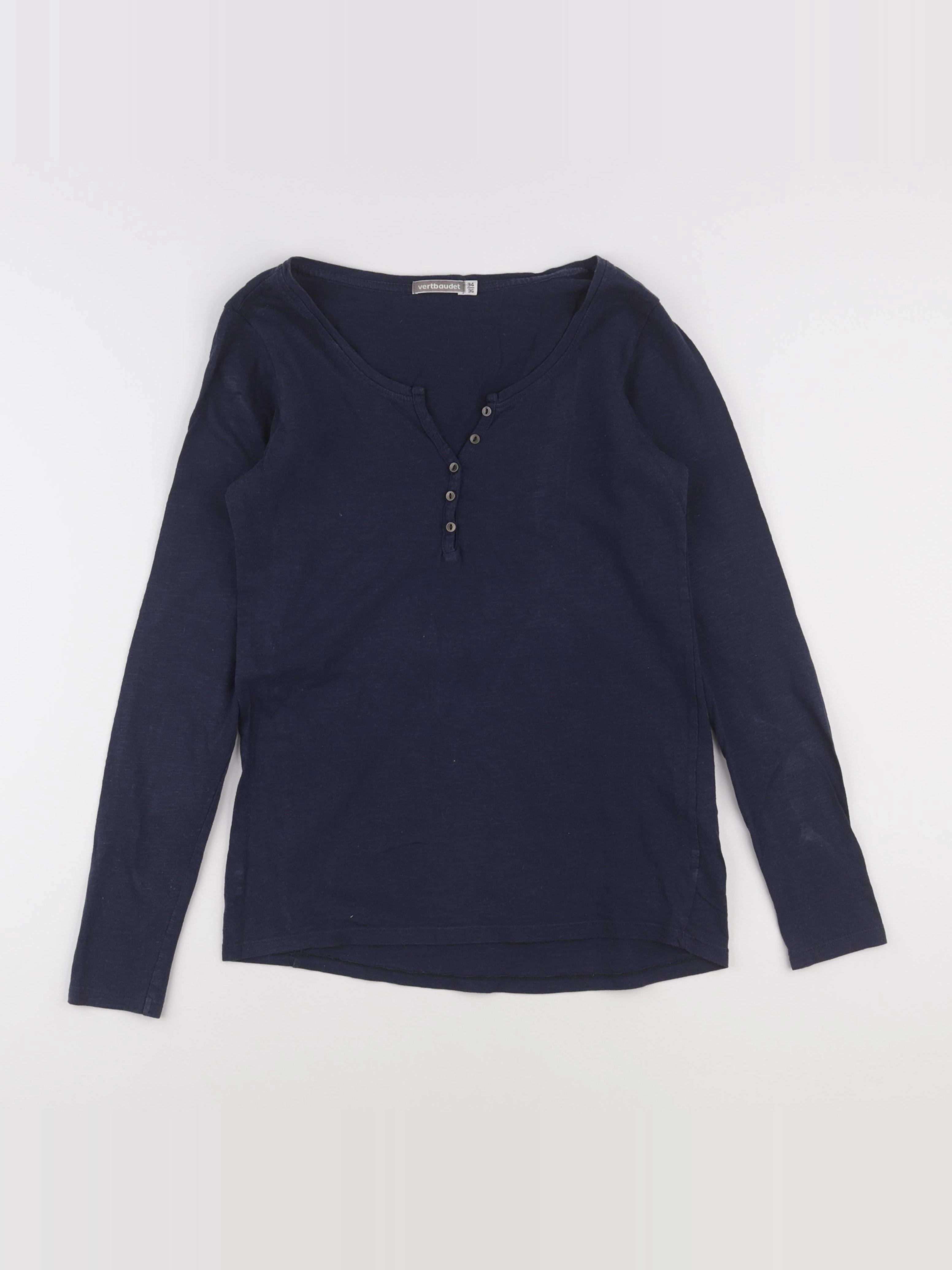 Vertbaudet - tee-shirt grossesse bleu - 34 à 36