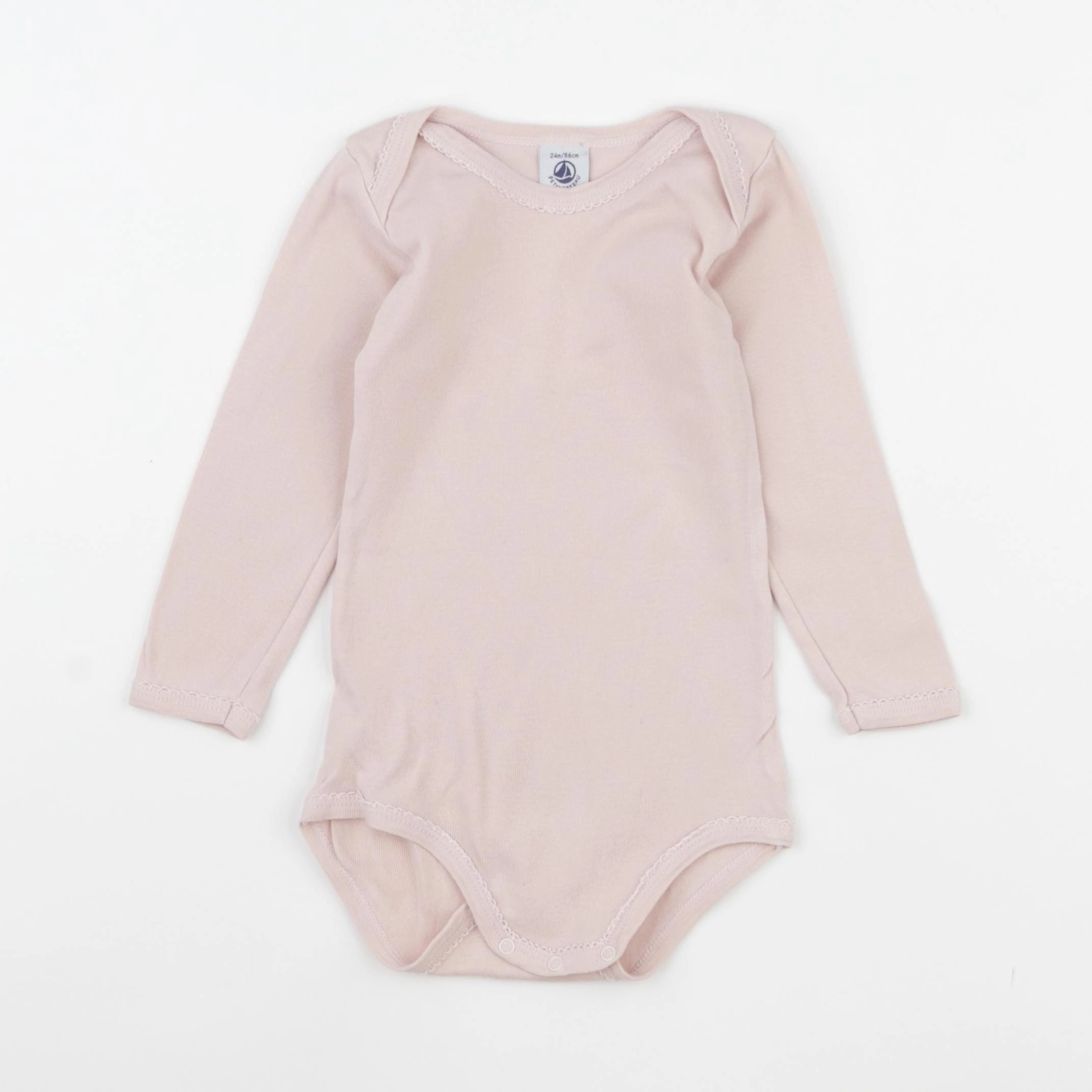 Petit Bateau - body rose - 24 mois