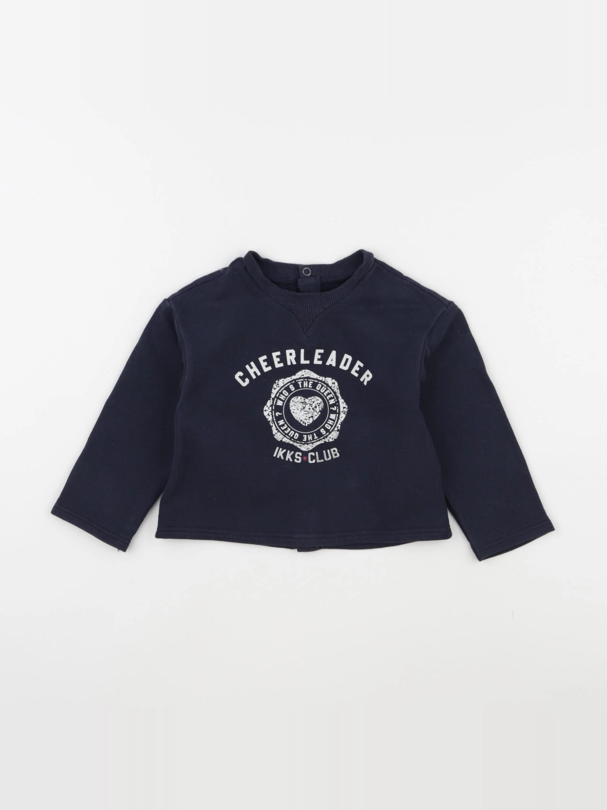 IKKS - sweat bleu - 2 ans