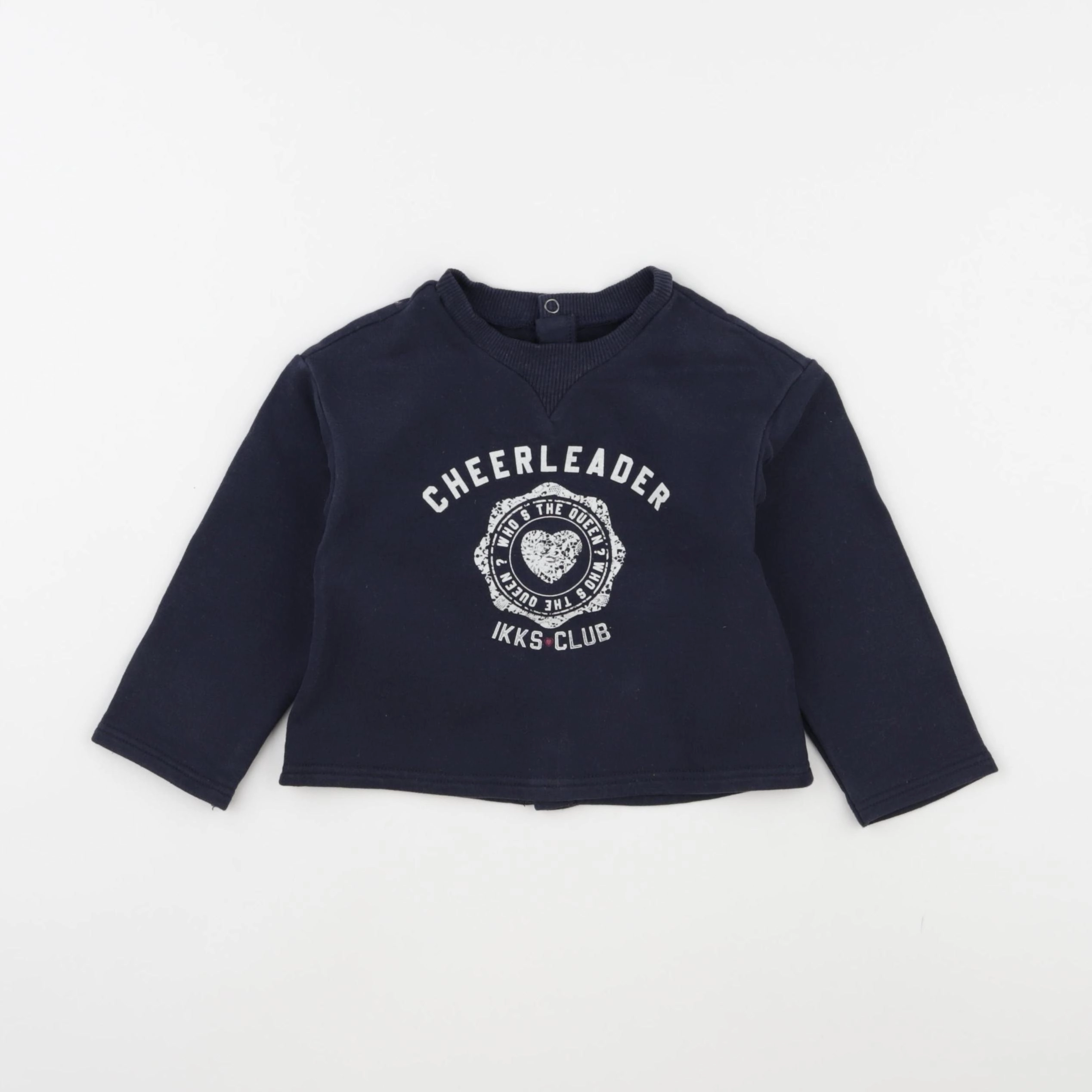 IKKS - sweat bleu - 2 ans