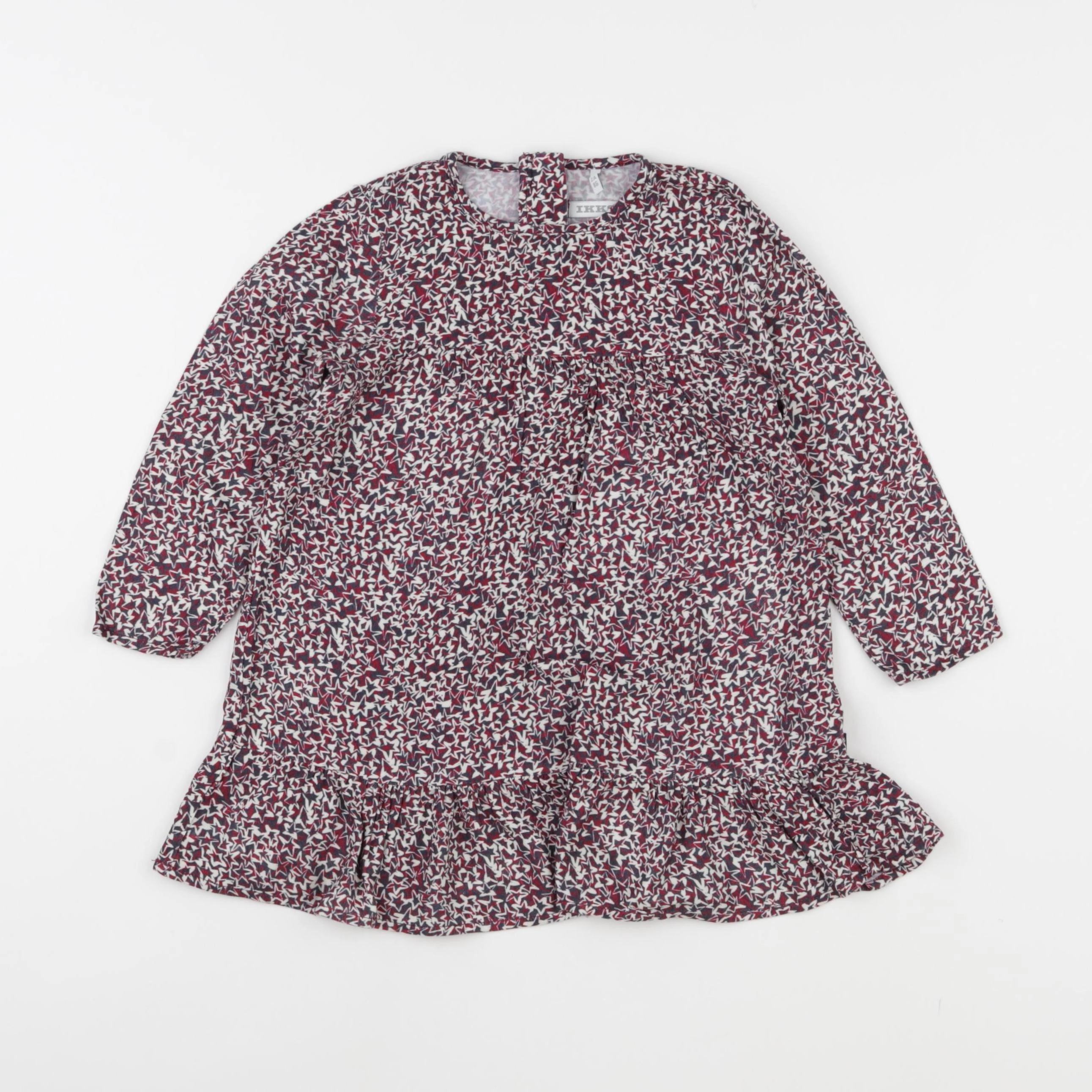 IKKS - robe rouge, bleu - 2 ans