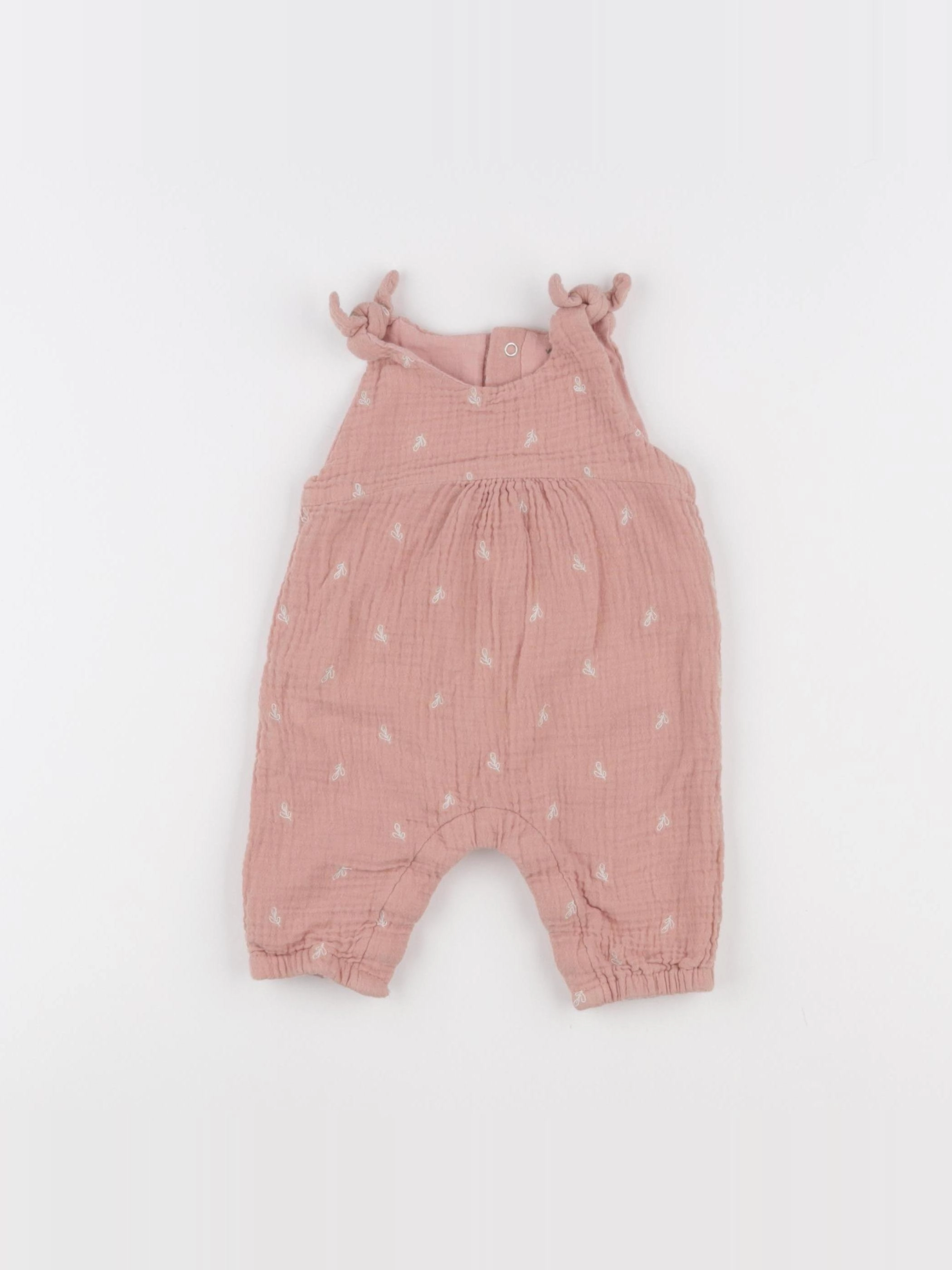 Vertbaudet - combinaison rose - 3 mois