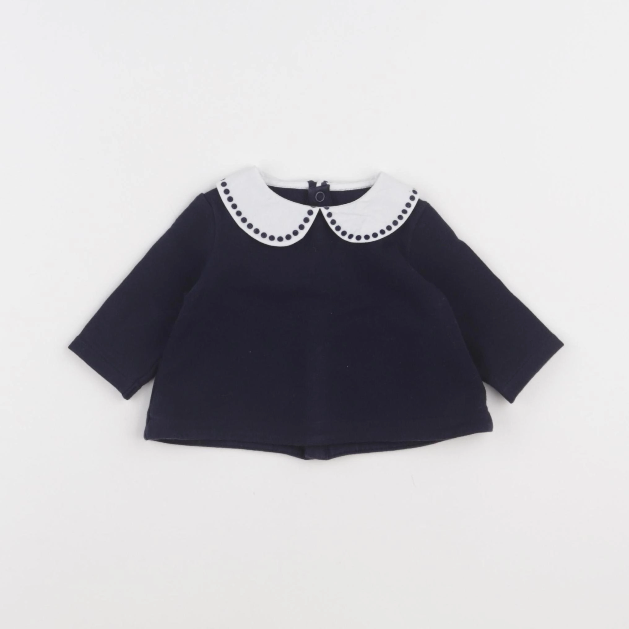 Jacadi - sweat bleu - 3 mois