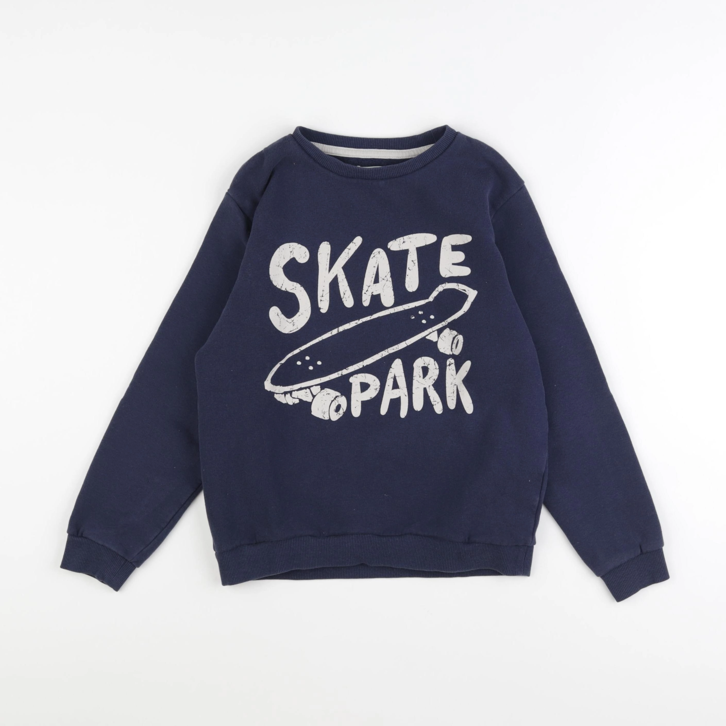 Vertbaudet - sweat bleu - 10 ans