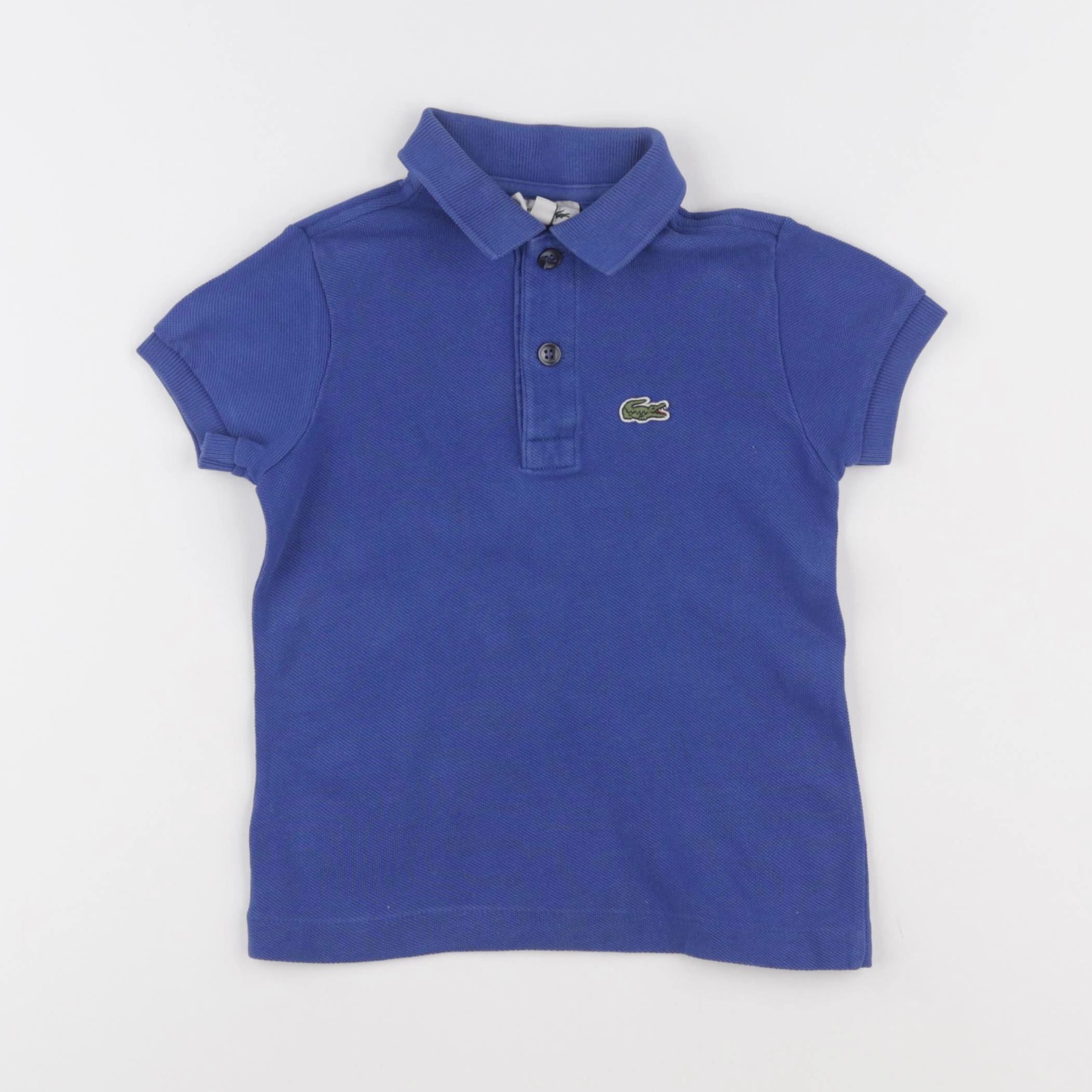 Lacoste - polo bleu - 2 ans
