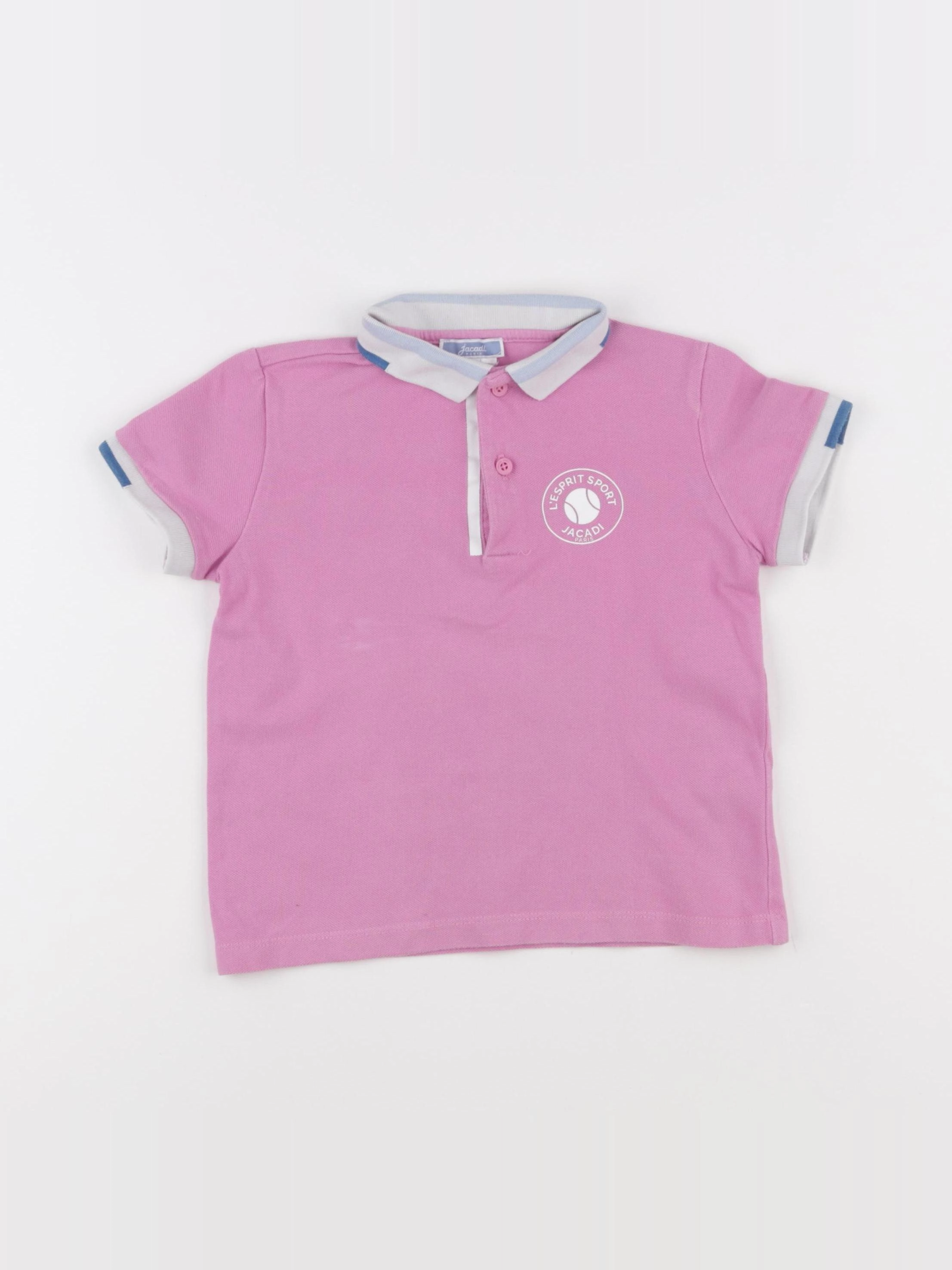 Jacadi - polo rose - 6 ans