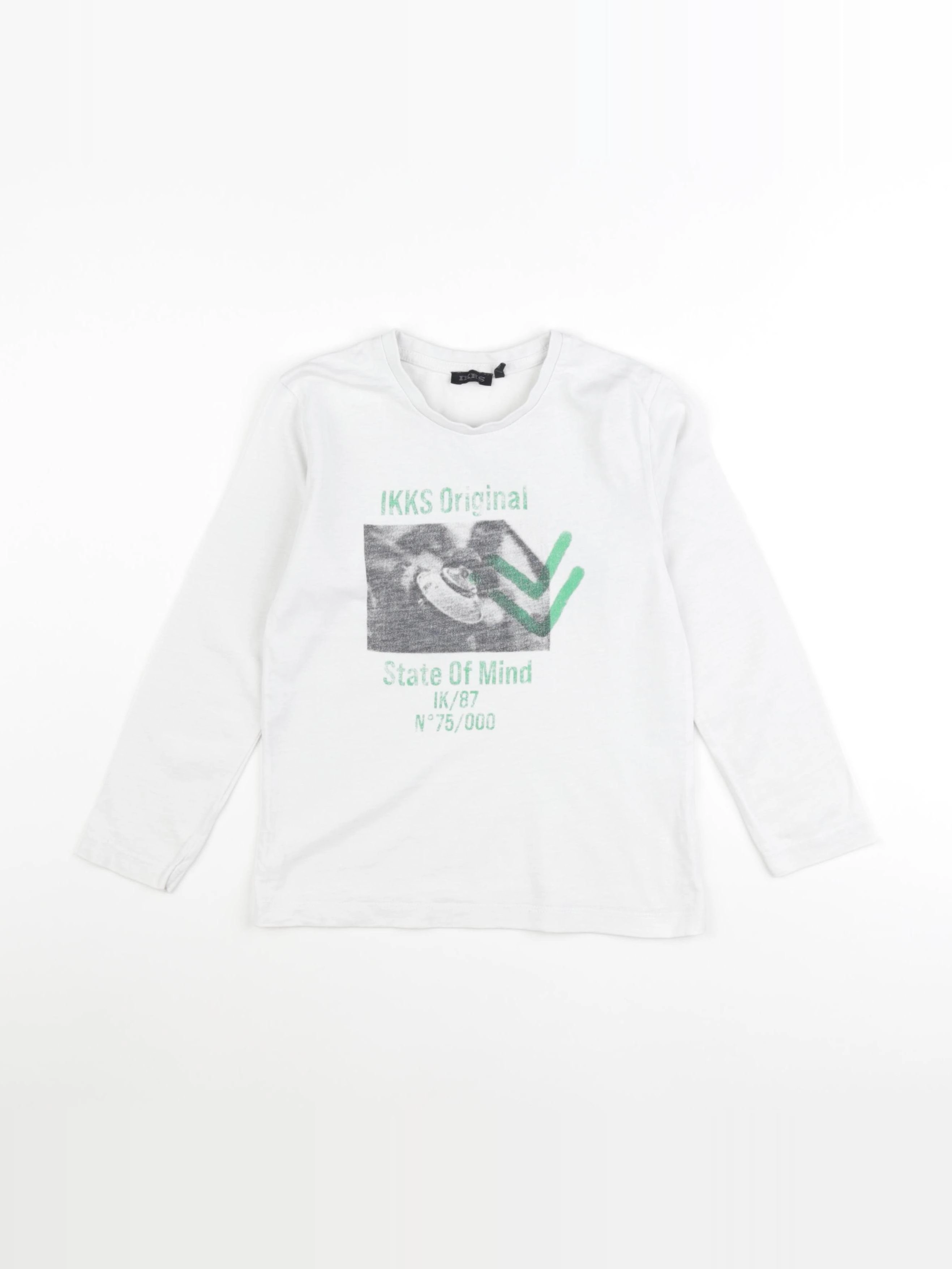 IKKS - tee-shirt blanc - 6 ans