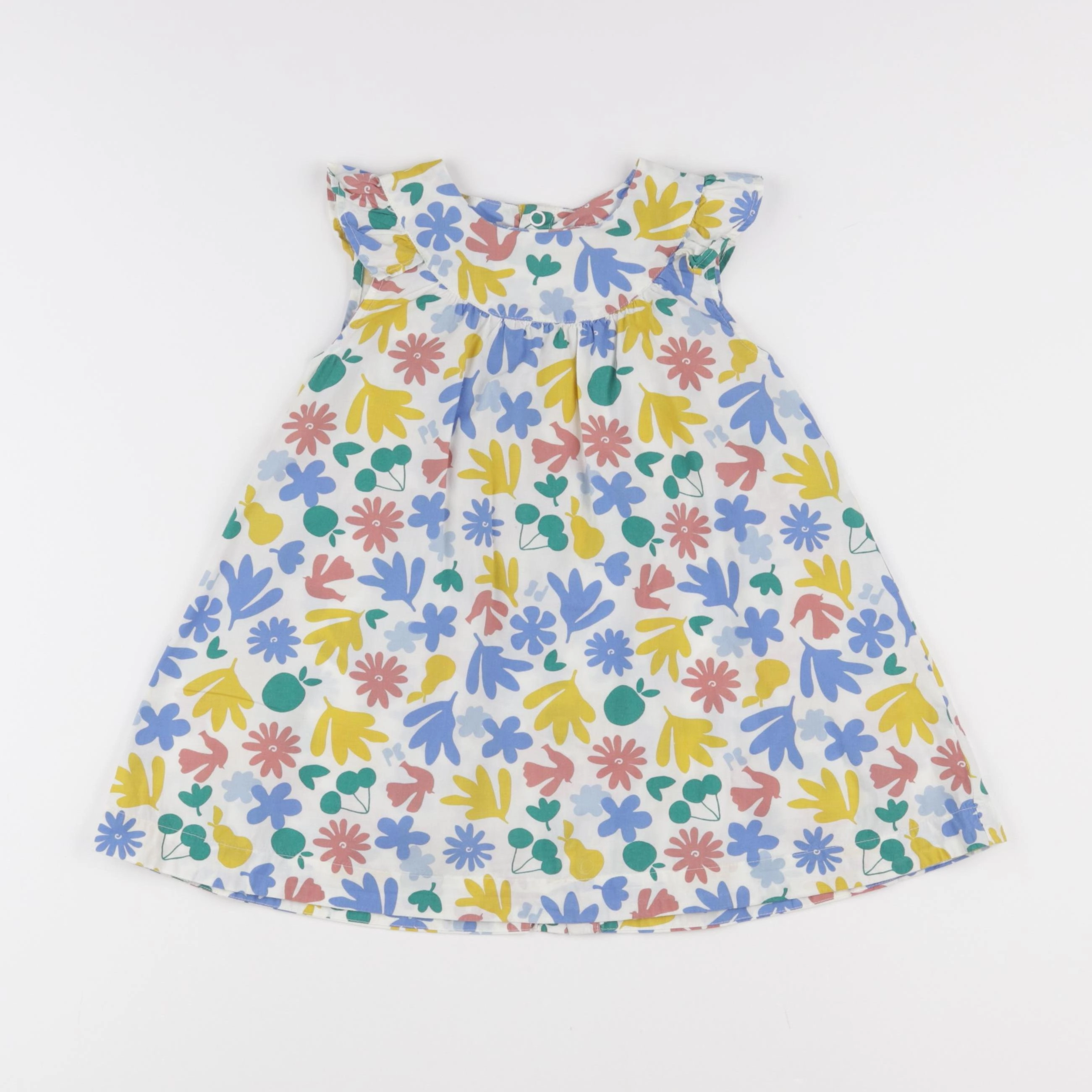 Petit Bateau - robe multicolore - 24 mois