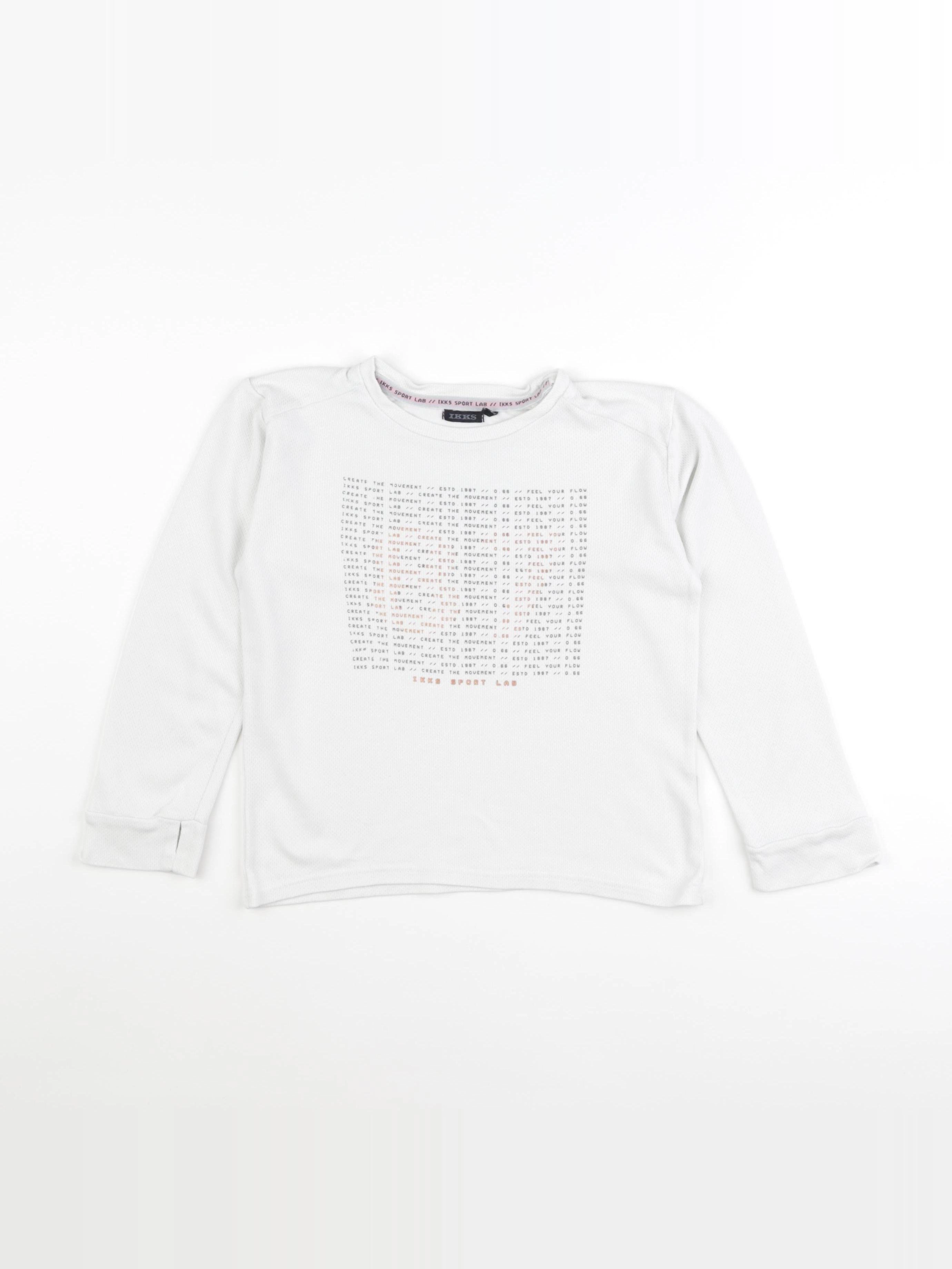 IKKS - tee-shirt blanc - 6 ans