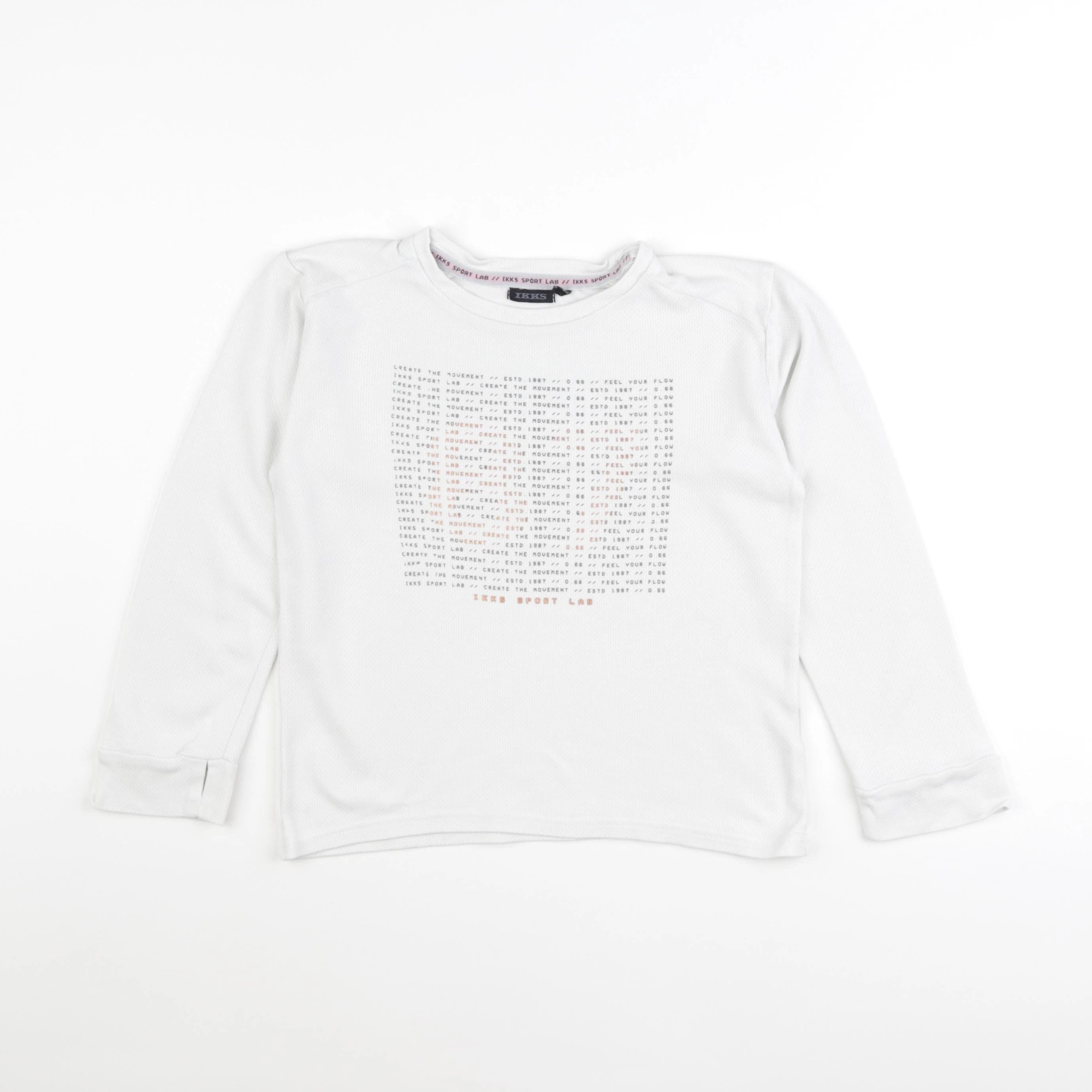 IKKS - tee-shirt blanc - 6 ans
