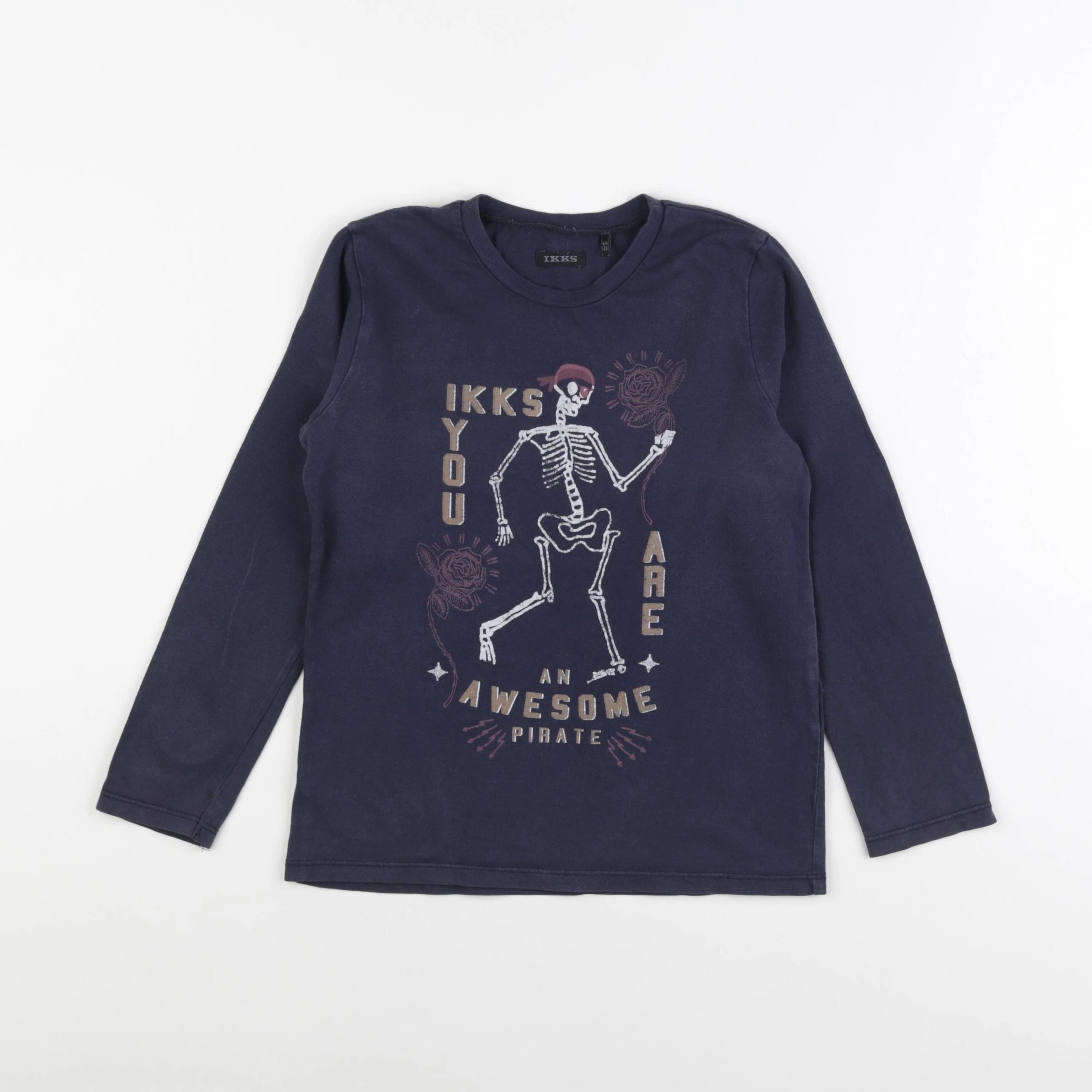 IKKS - tee-shirt bleu - 6 ans