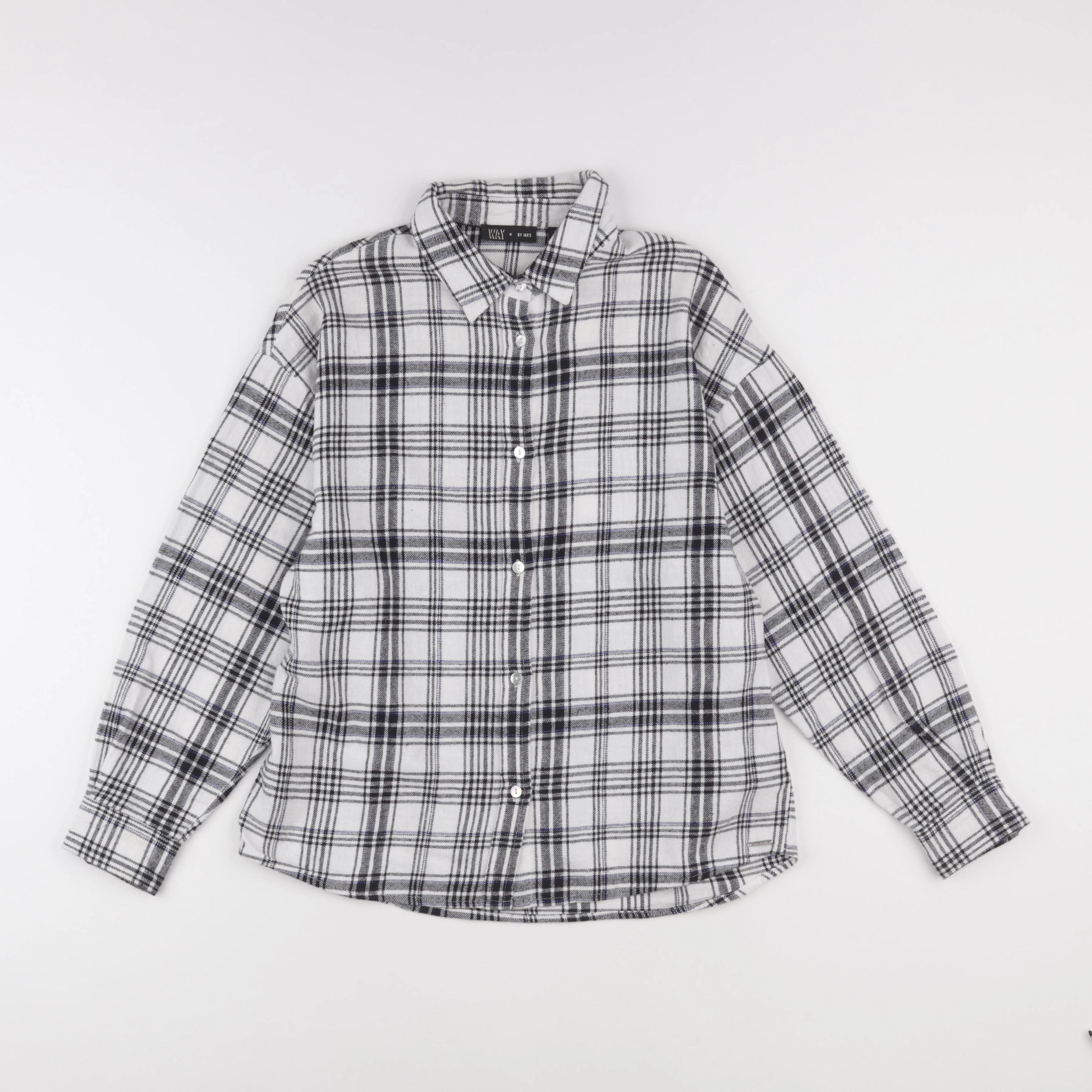 IKKS - chemise blanc, noir - 12 ans
