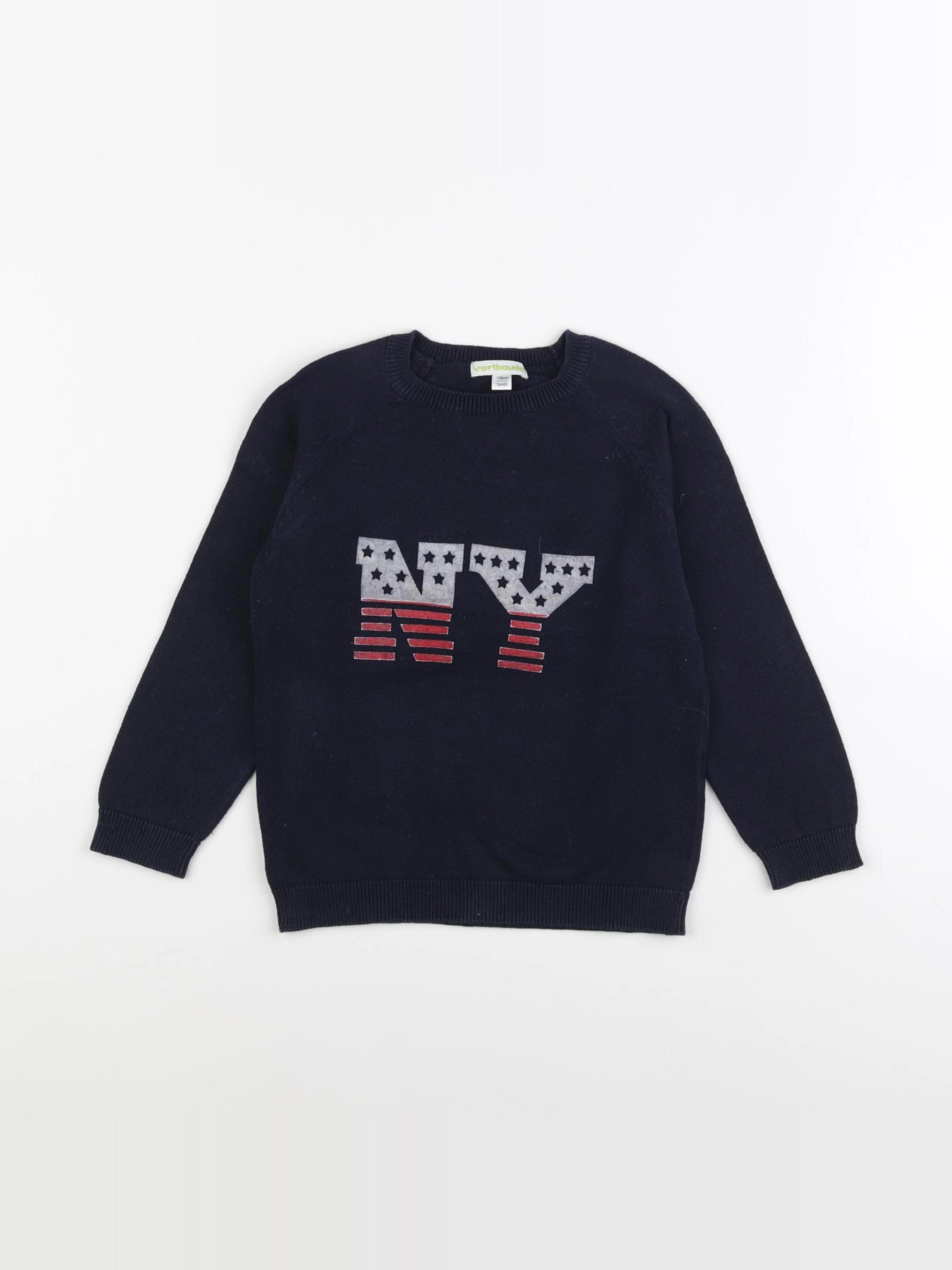 Vertbaudet - pull bleu - 5 ans