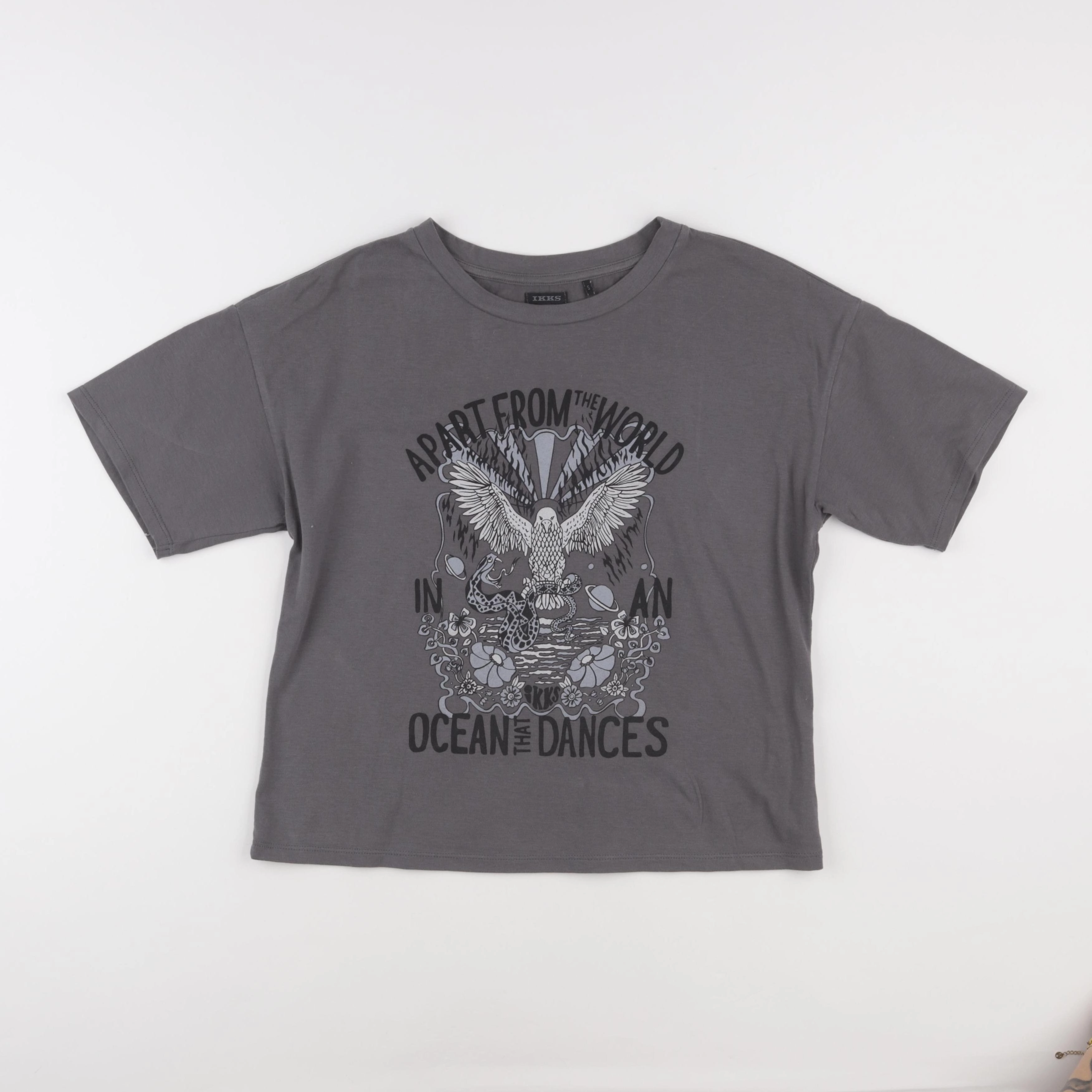 IKKS - tee-shirt gris - 14 ans