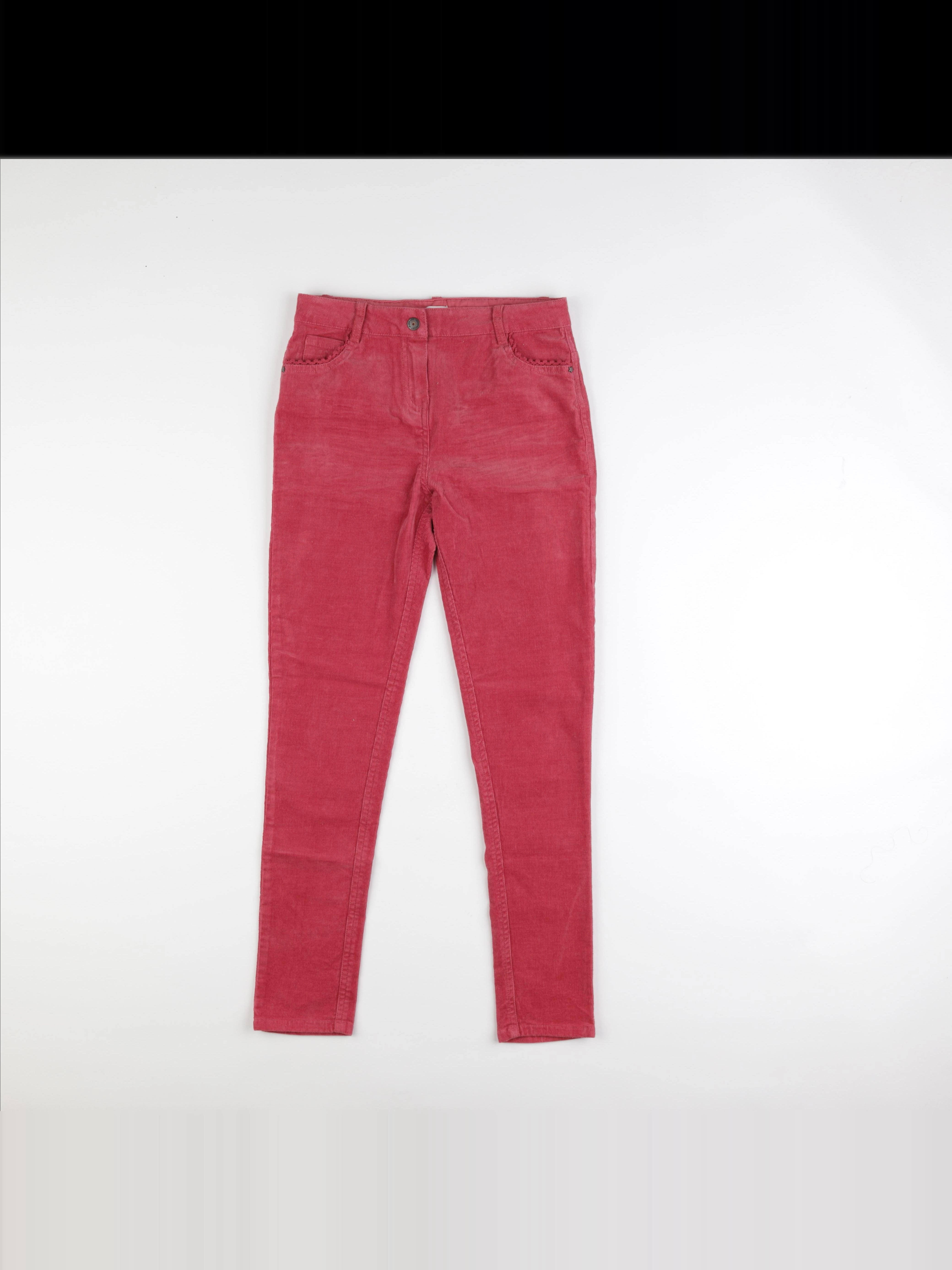 Vertbaudet - pantalon rouge - 12 ans