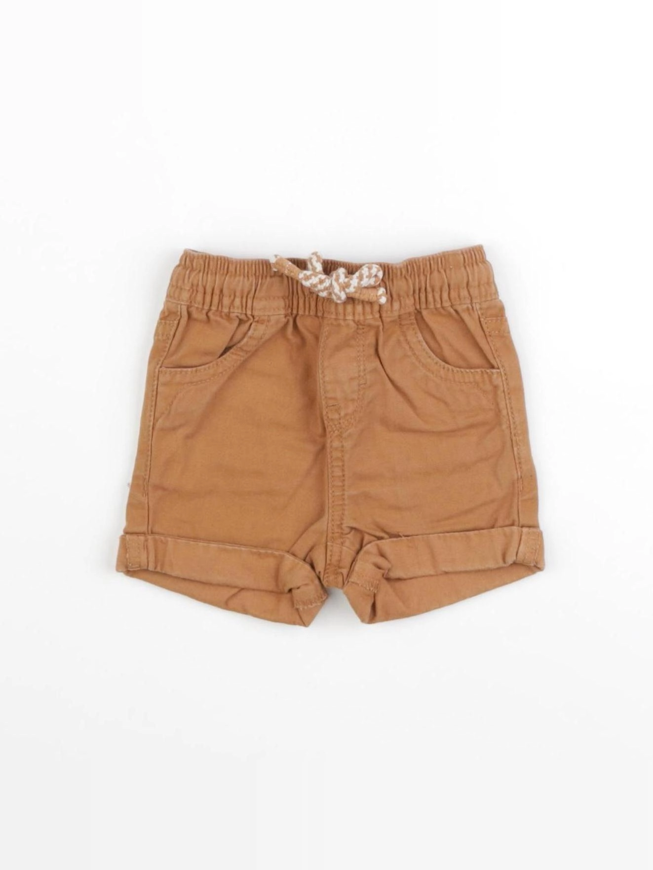 Vertbaudet - short marron - 3 mois