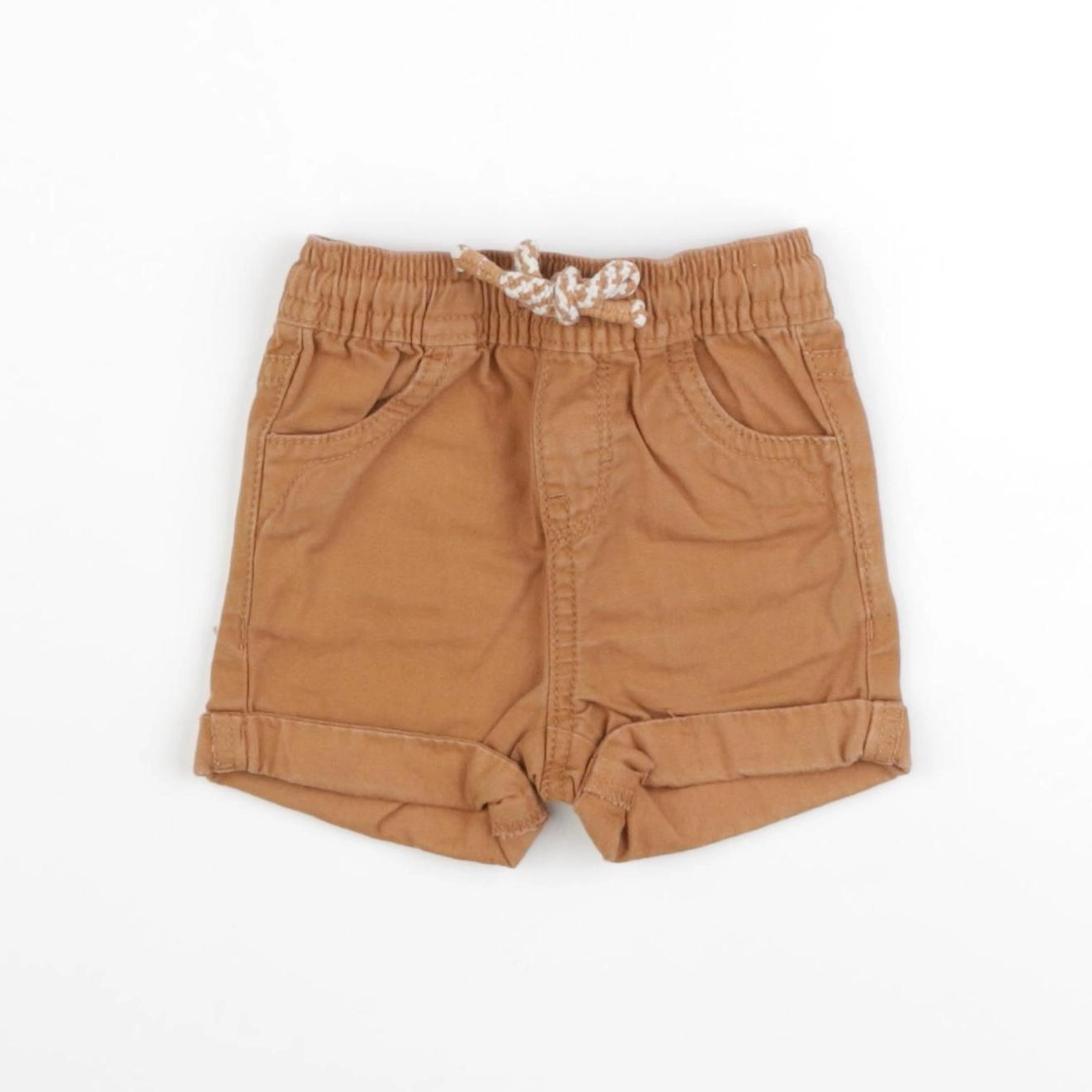 Vertbaudet - short marron - 3 mois
