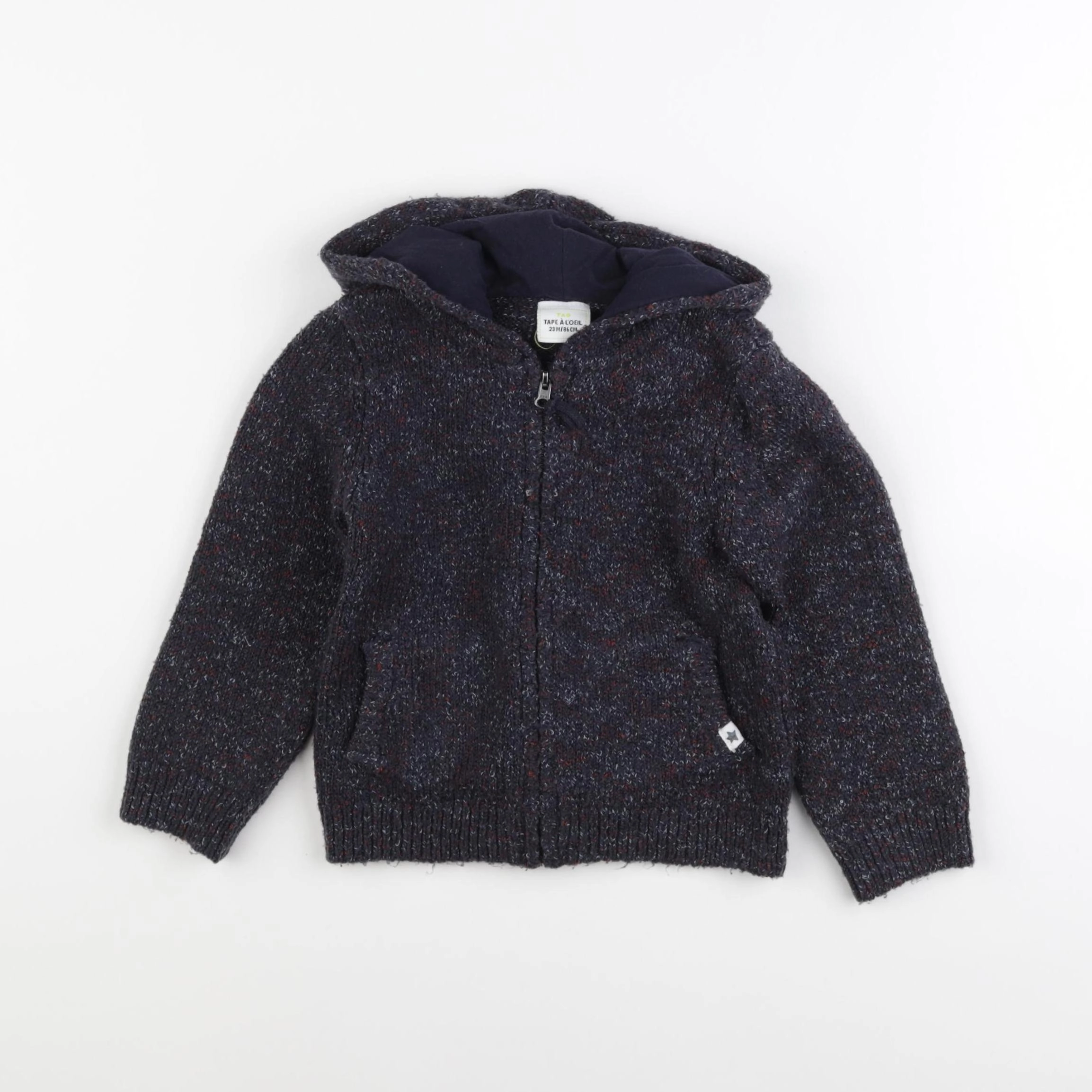 Tape à l'oeil - gilet multicolore - 24 mois