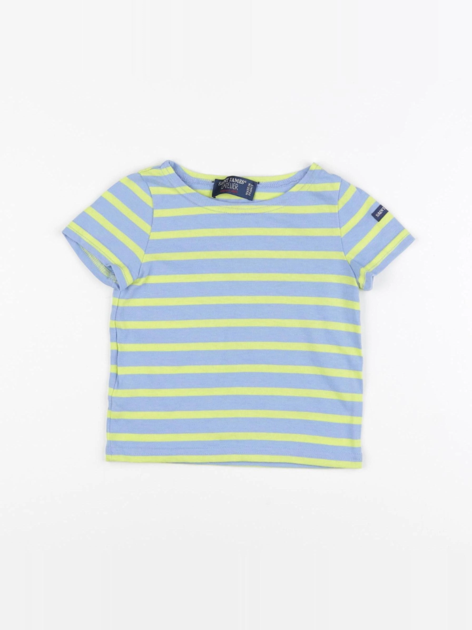 Saint James - tee-shirt bleu, vert - 1 an