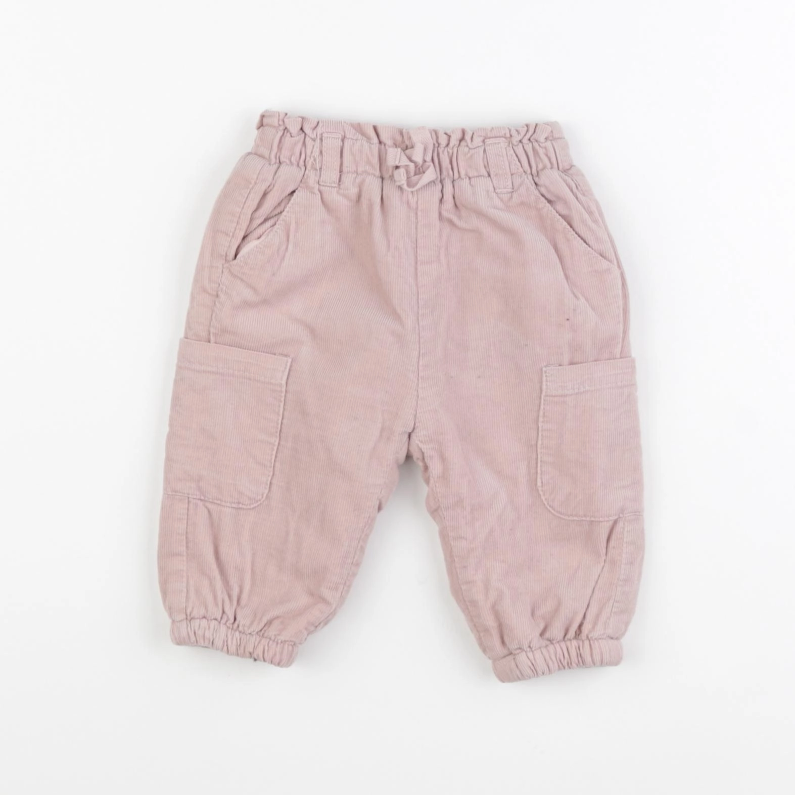 Vertbaudet - pantalon doublé rose - 1 mois