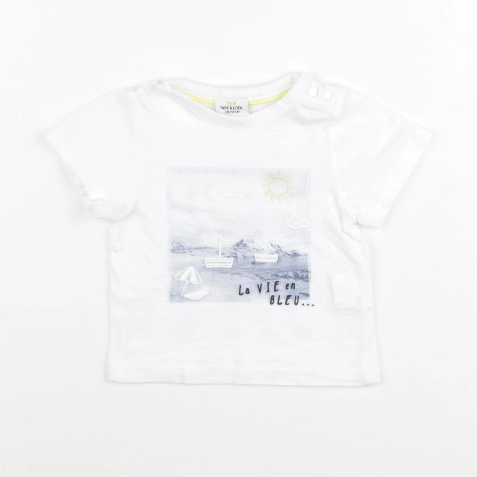Tape à l'oeil - tee-shirt multicolore - 3 mois