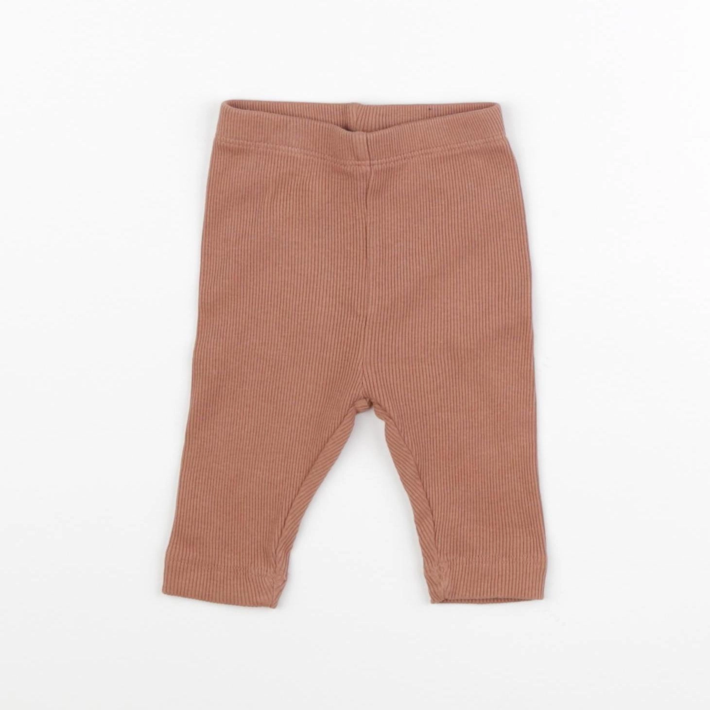 Vertbaudet - legging marron - 3 mois
