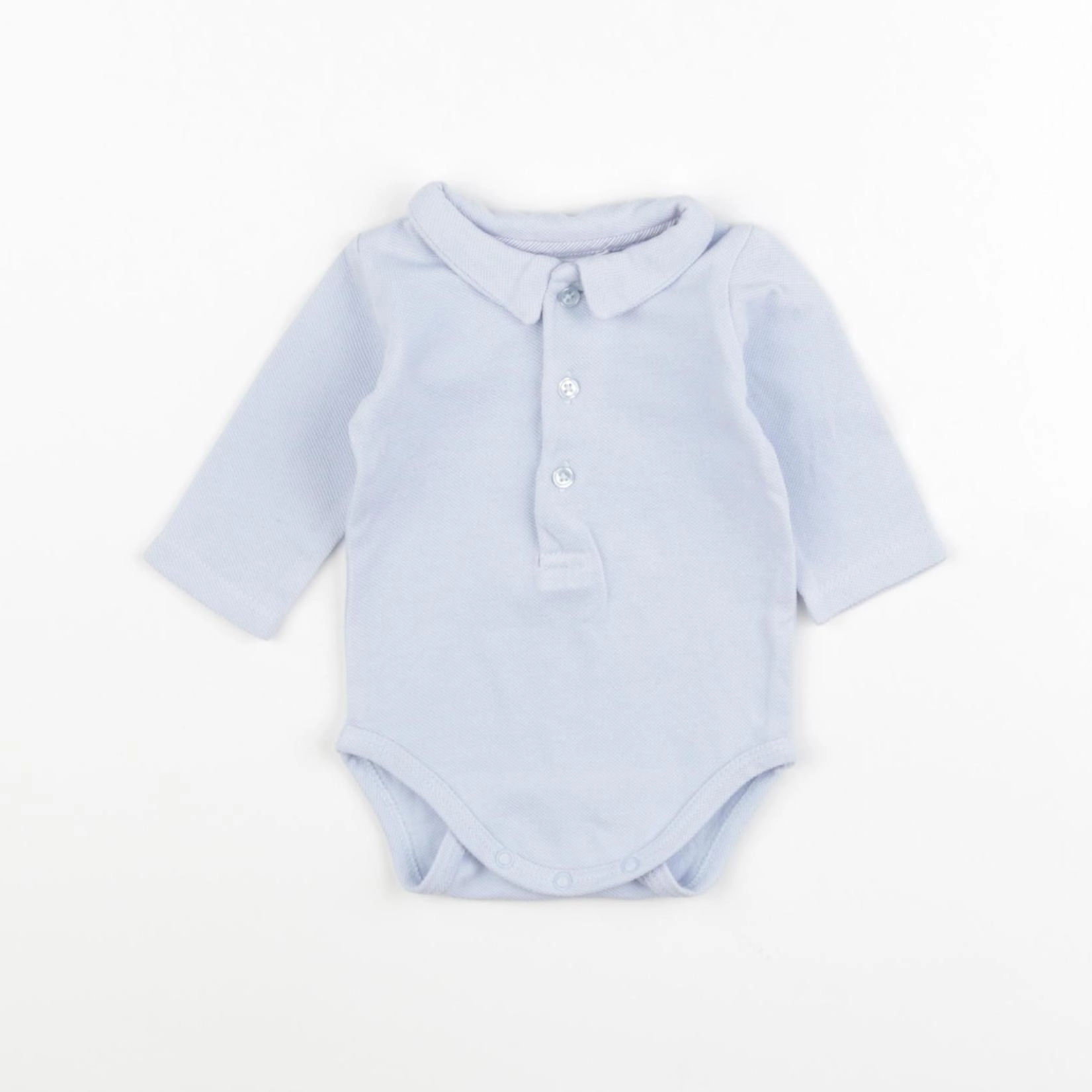 Boutchou - body à col bleu - 1 mois