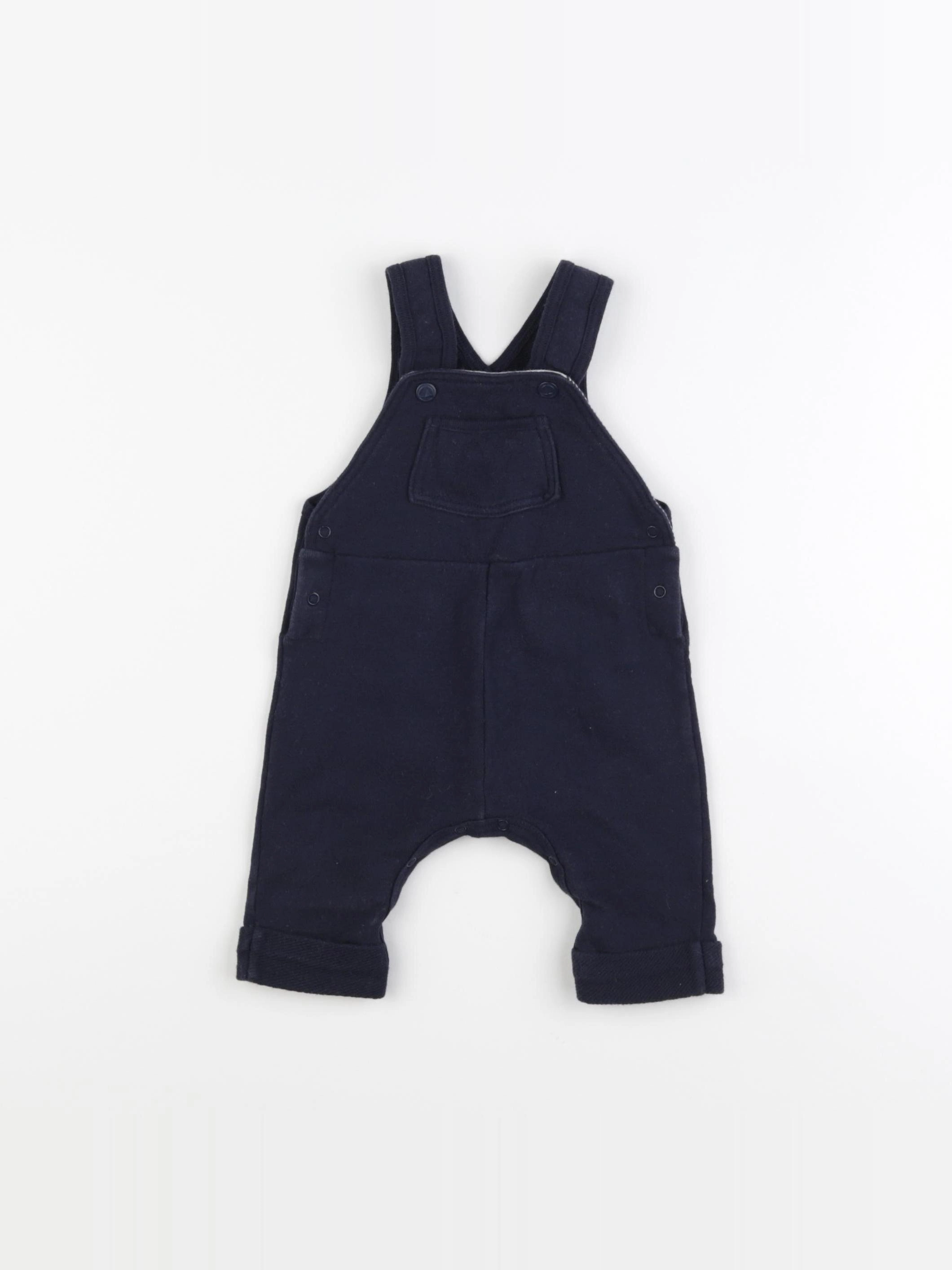 Petit Bateau - combinaison bleu - 3 mois