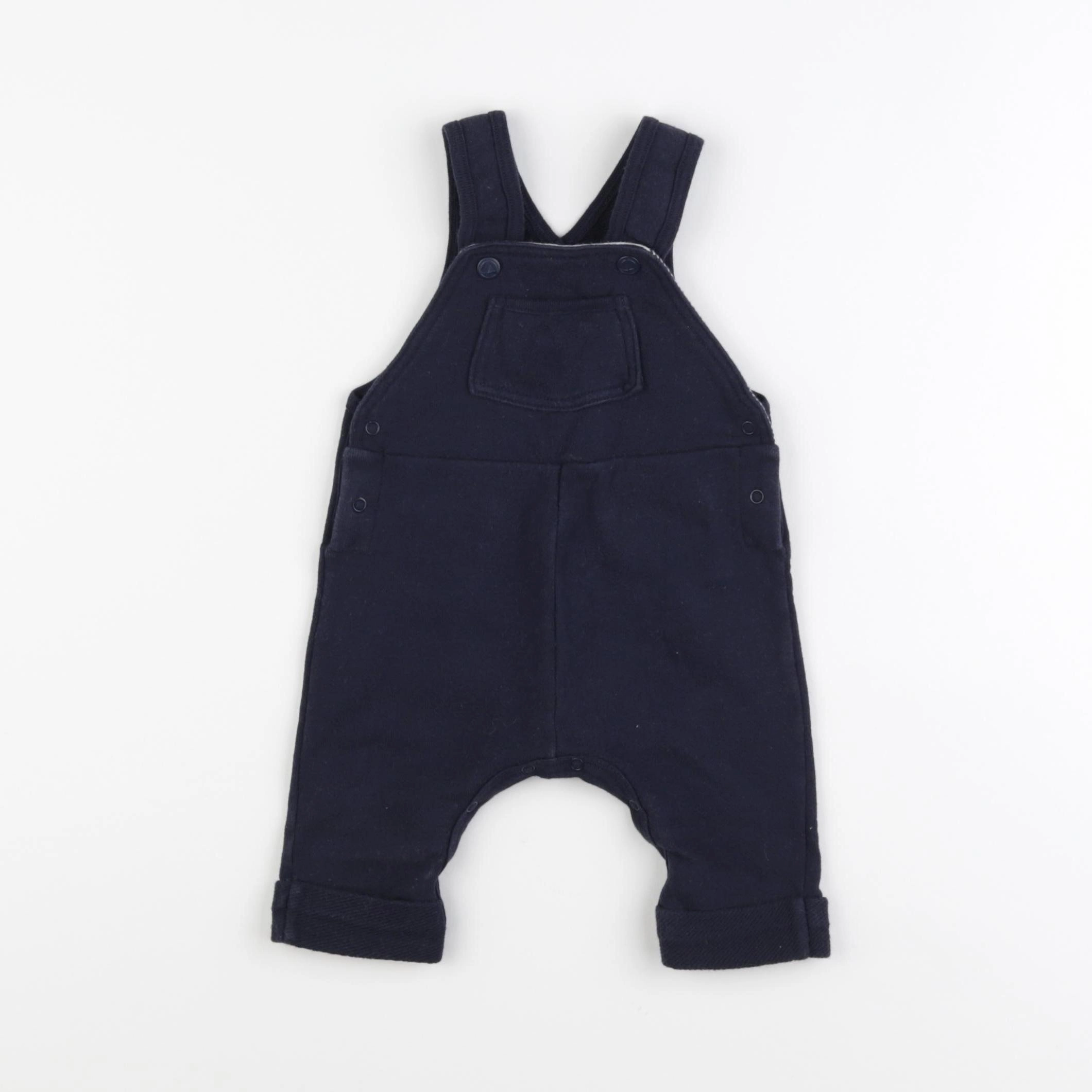 Petit Bateau - combinaison bleu - 3 mois