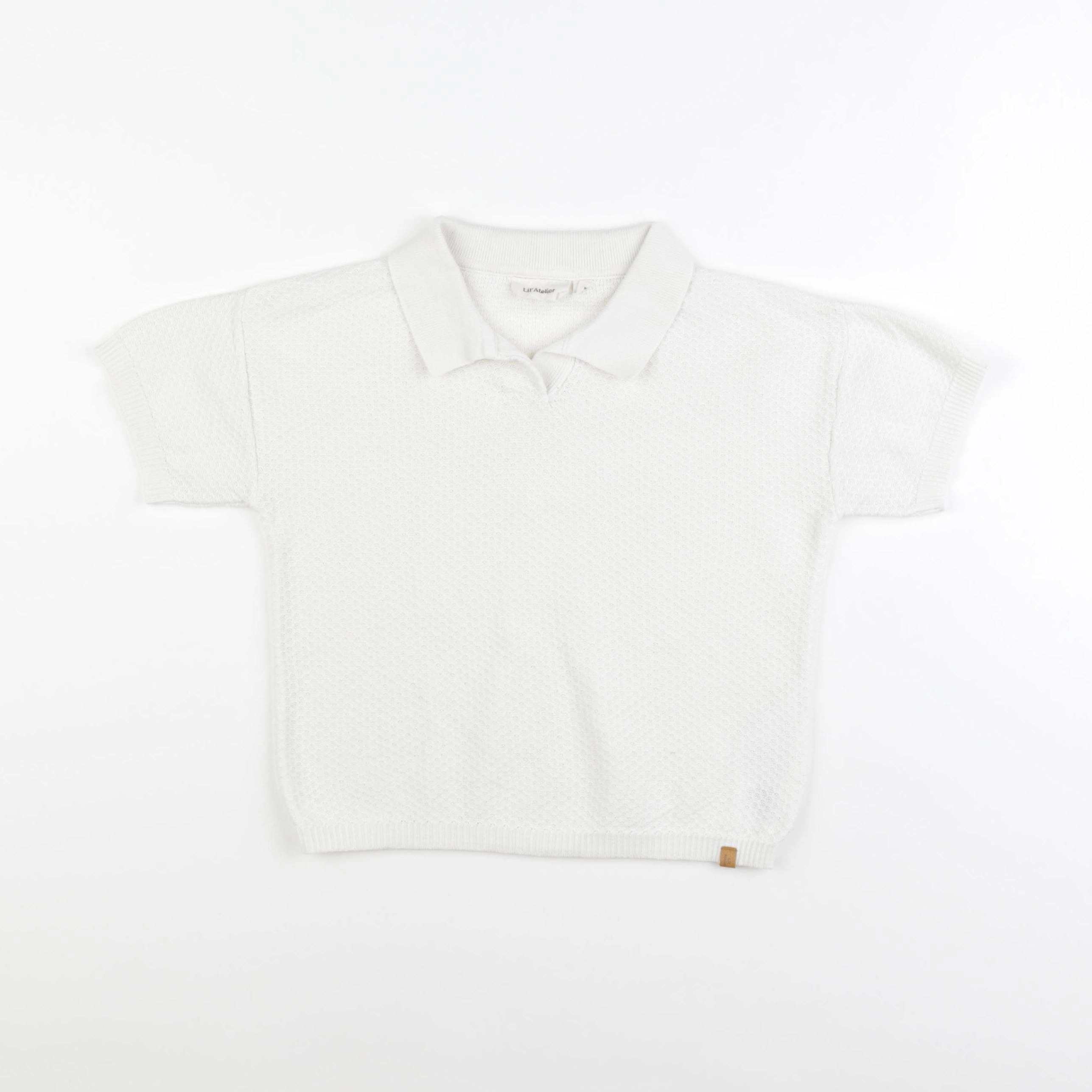 Lil'Atelier - pull blanc - 3/4 ans
