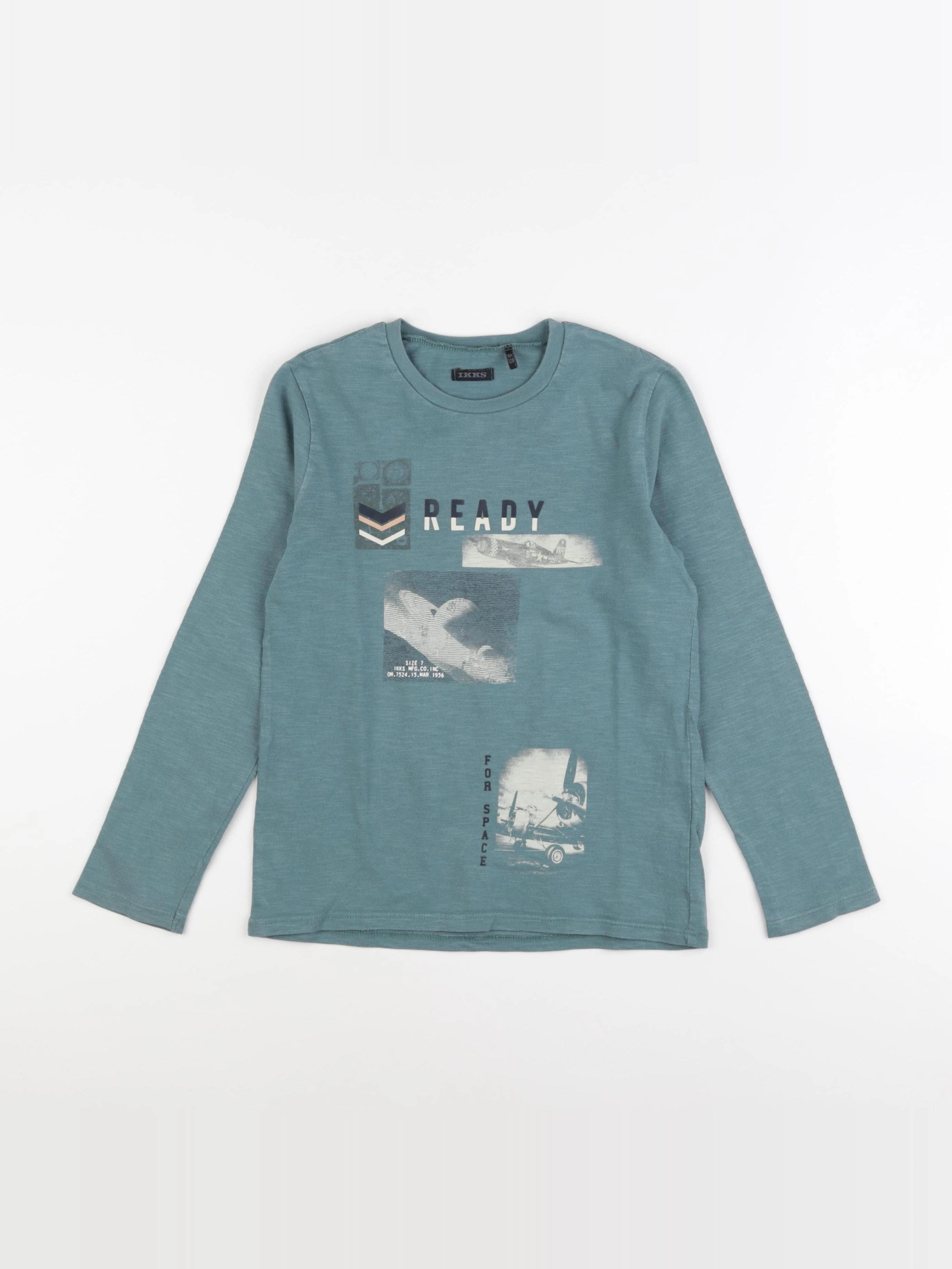 IKKS - tee-shirt bleu - 8 ans