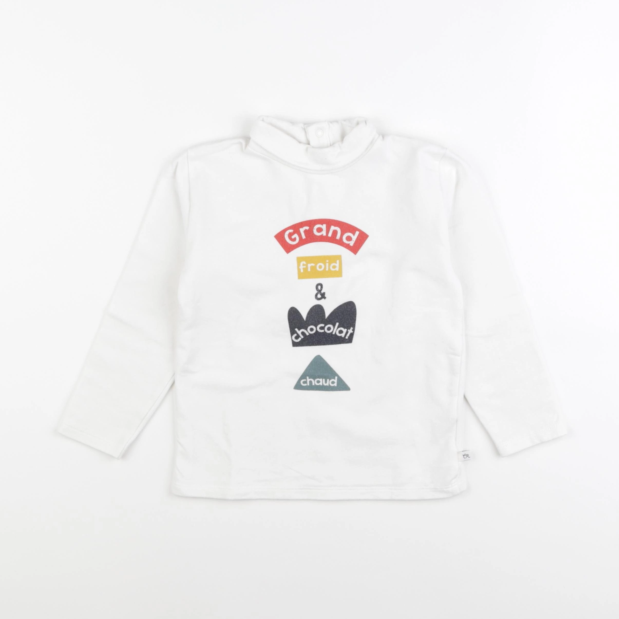 Cadet Rousselle - sweat blanc - 4 ans