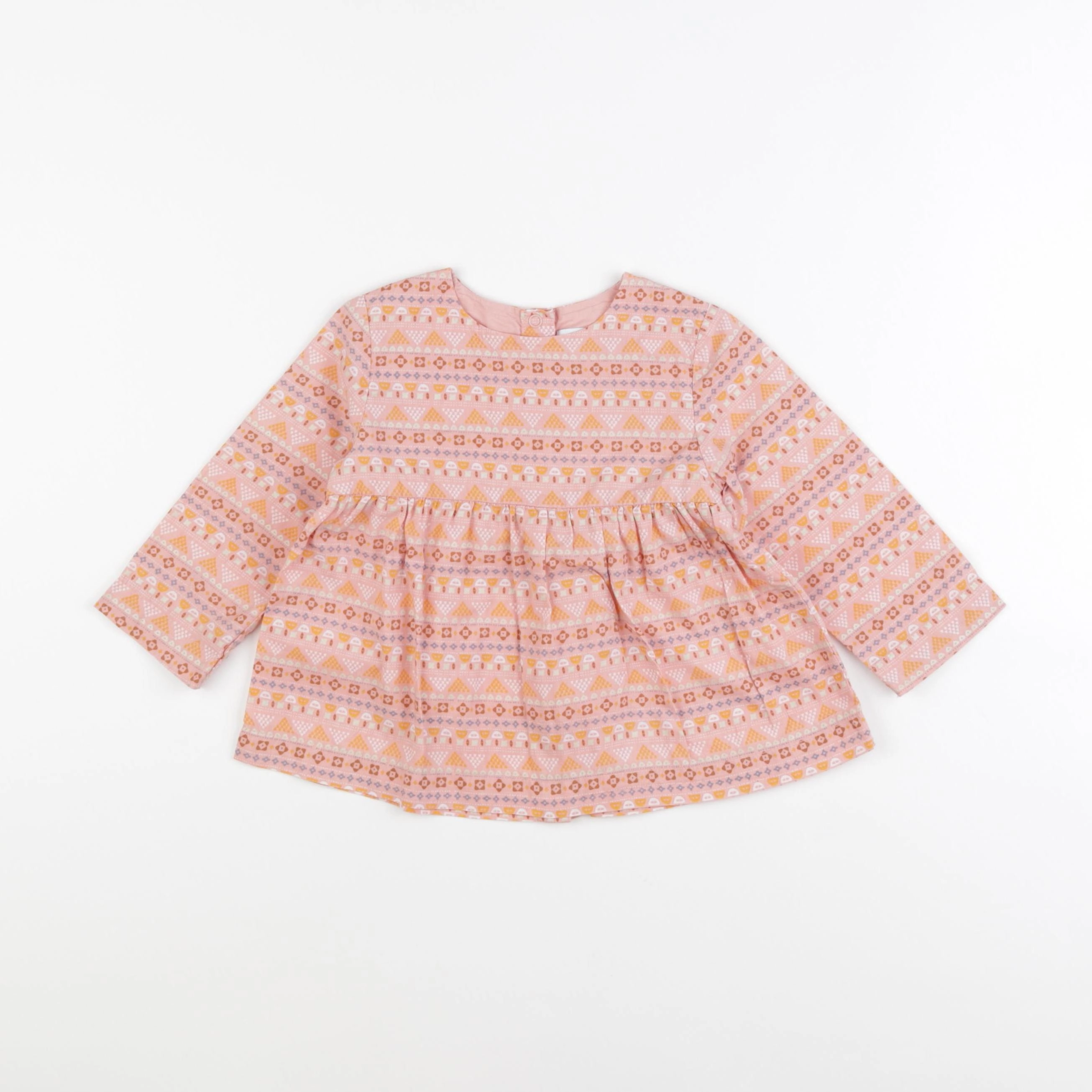 Vertbaudet - blouse multicolore - 18 mois