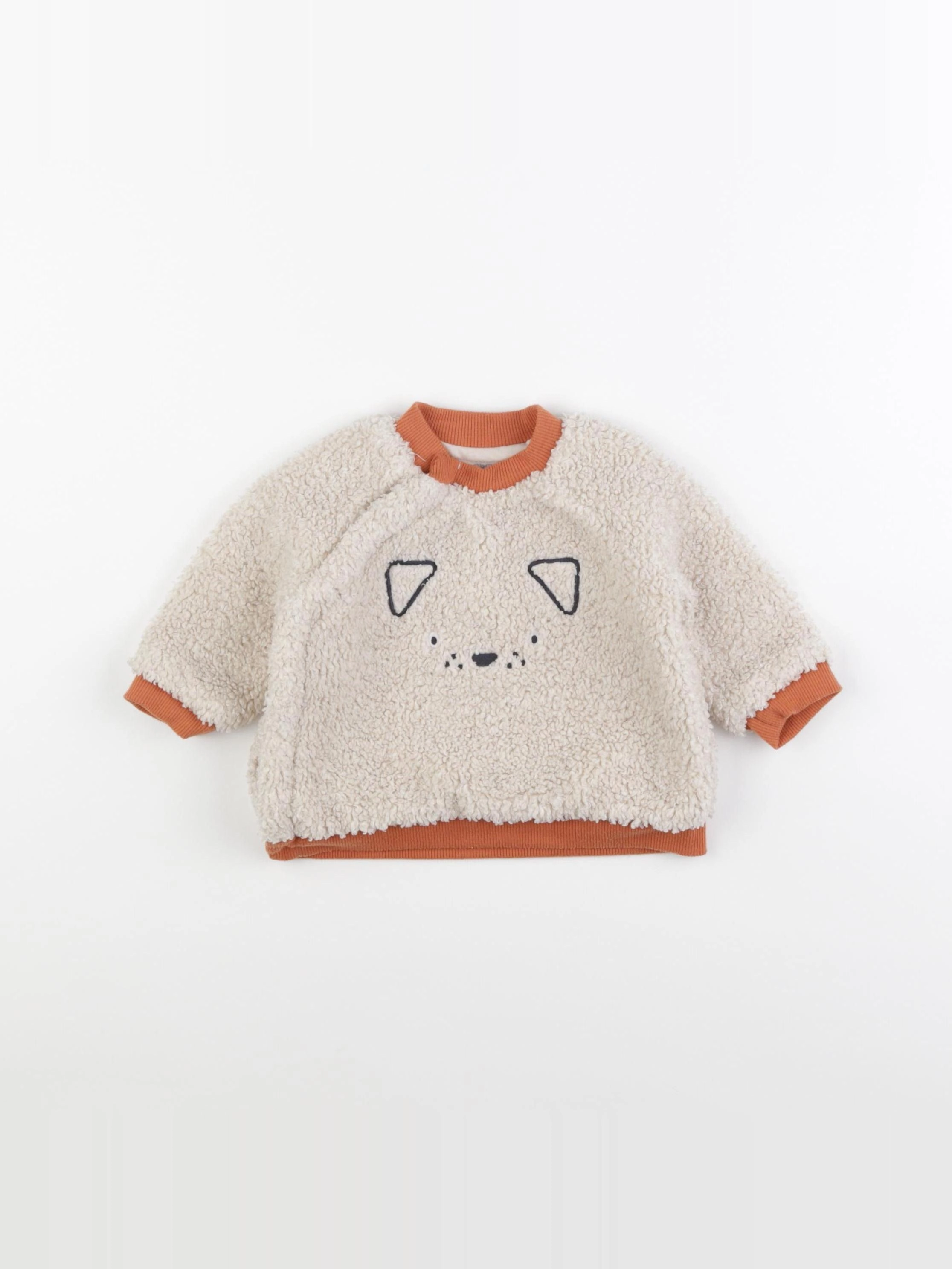 Vertbaudet - pull marron - 6 mois