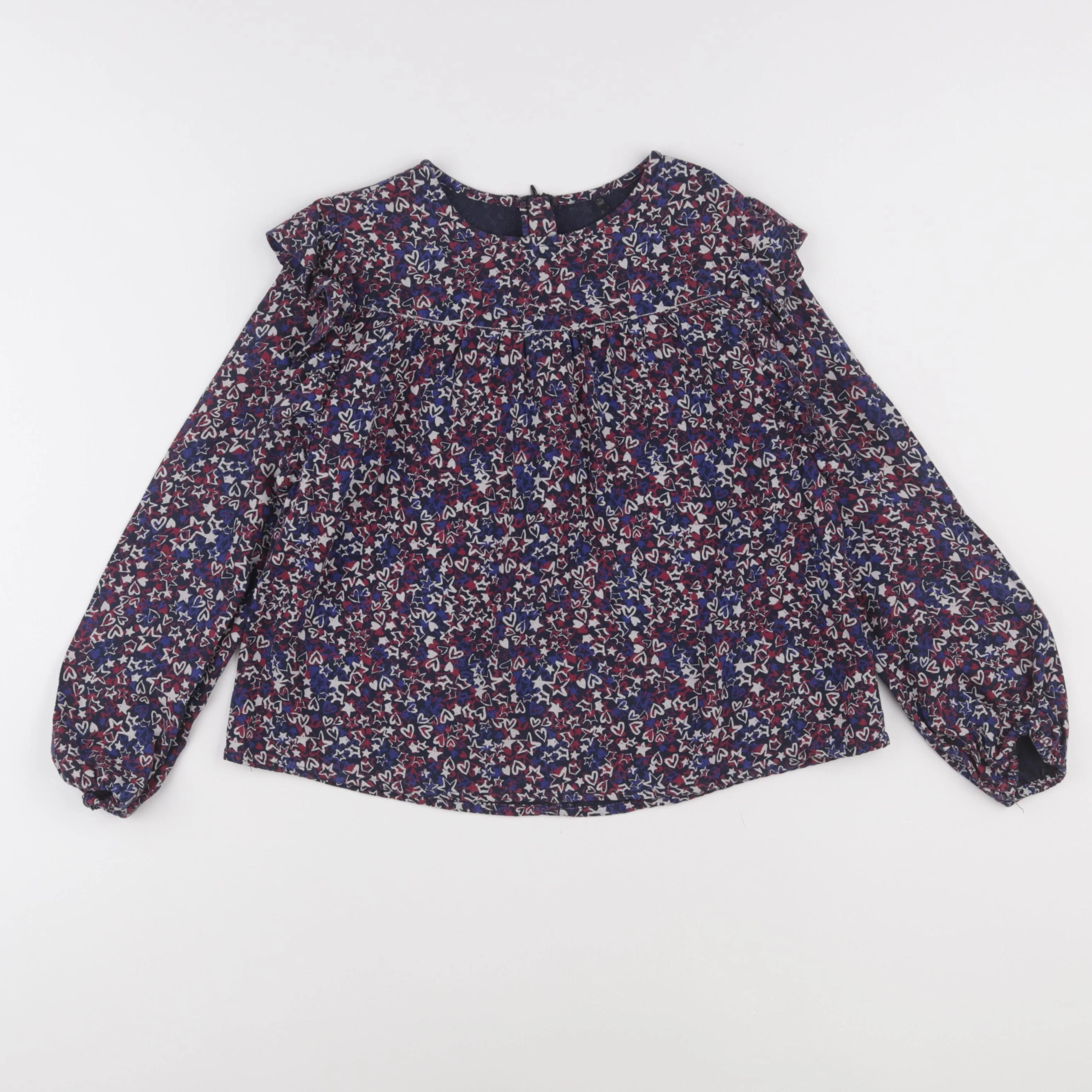 IKKS - blouse bleu - 10 ans
