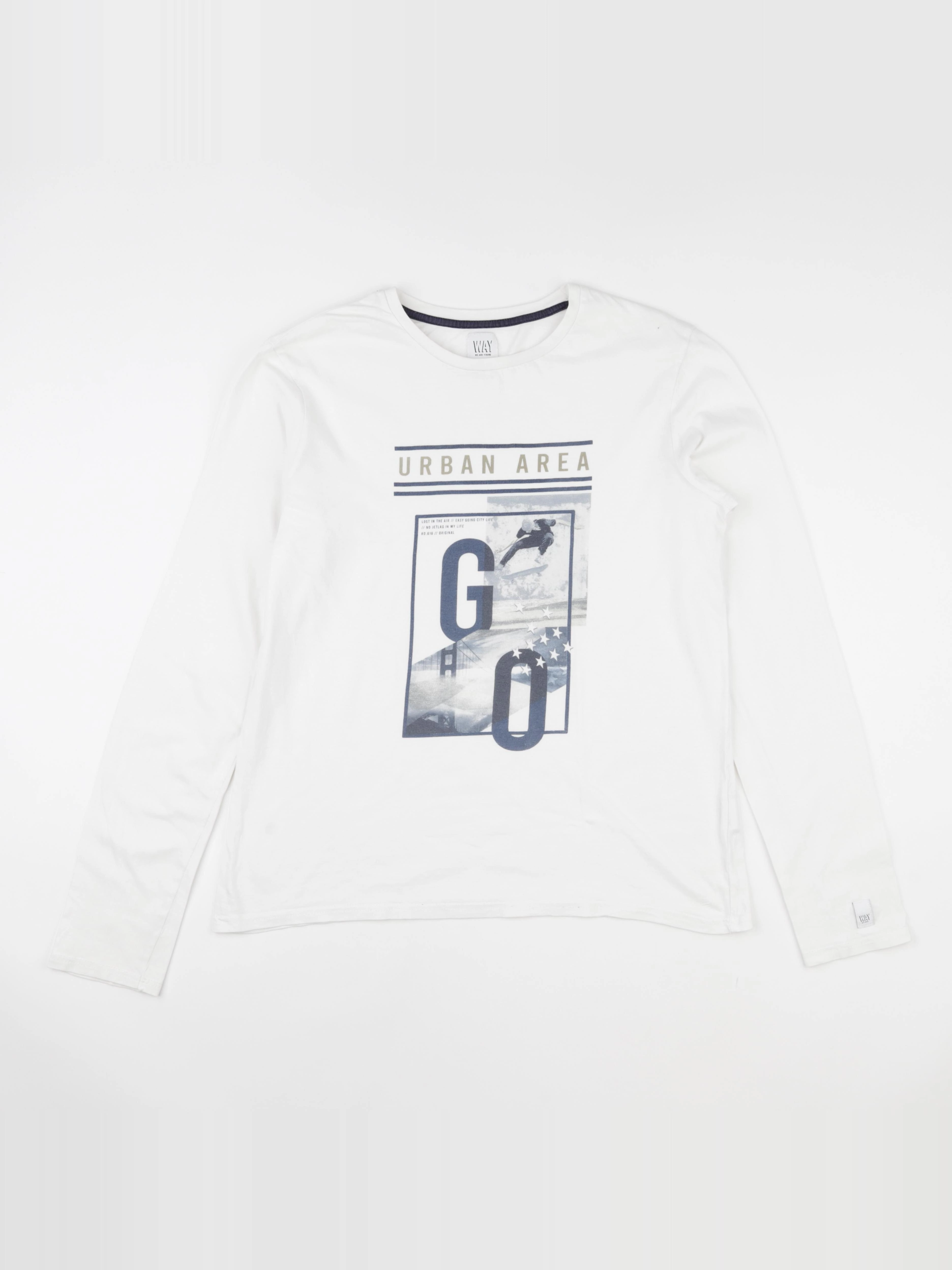 IKKS - tee-shirt blanc - 16 ans