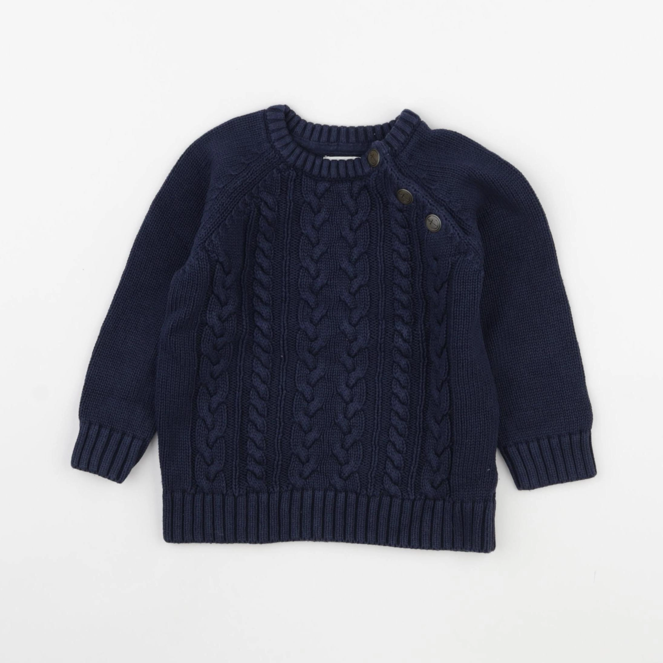 Vertbaudet - pull bleu - 3 ans
