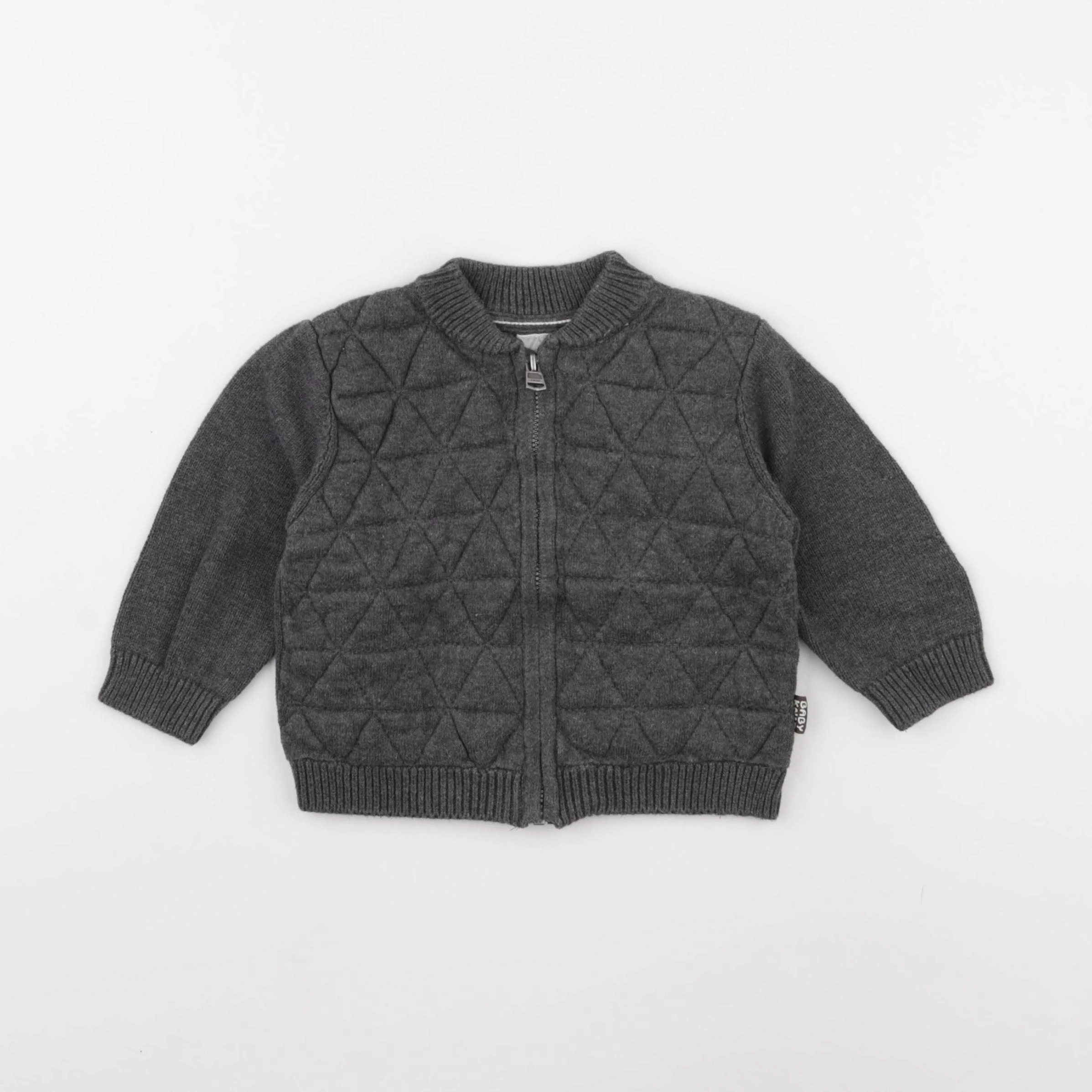 Zara - veste gris - 6/9 mois