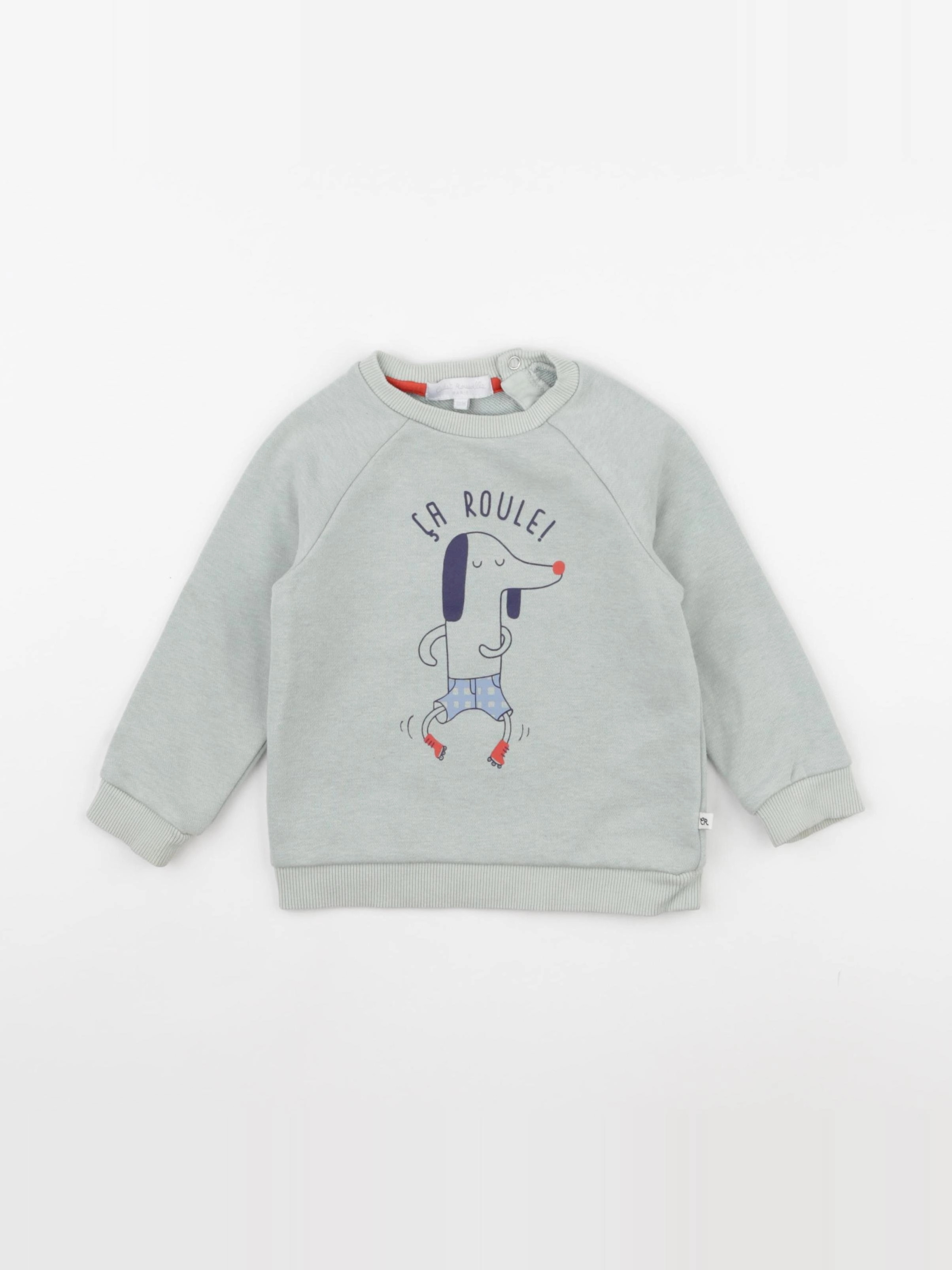 Cadet Rousselle - sweat vert - 18 mois