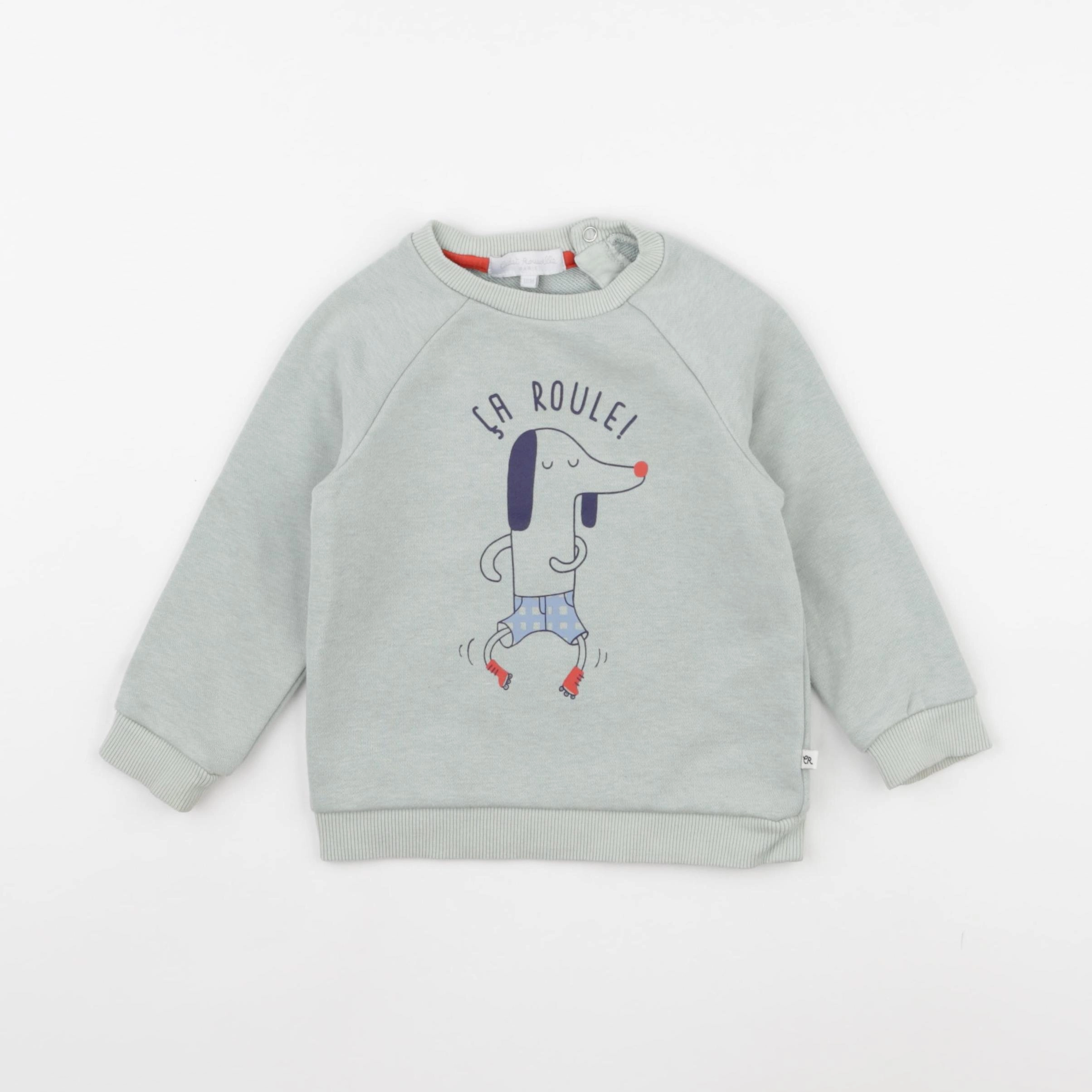 Cadet Rousselle - sweat vert - 18 mois