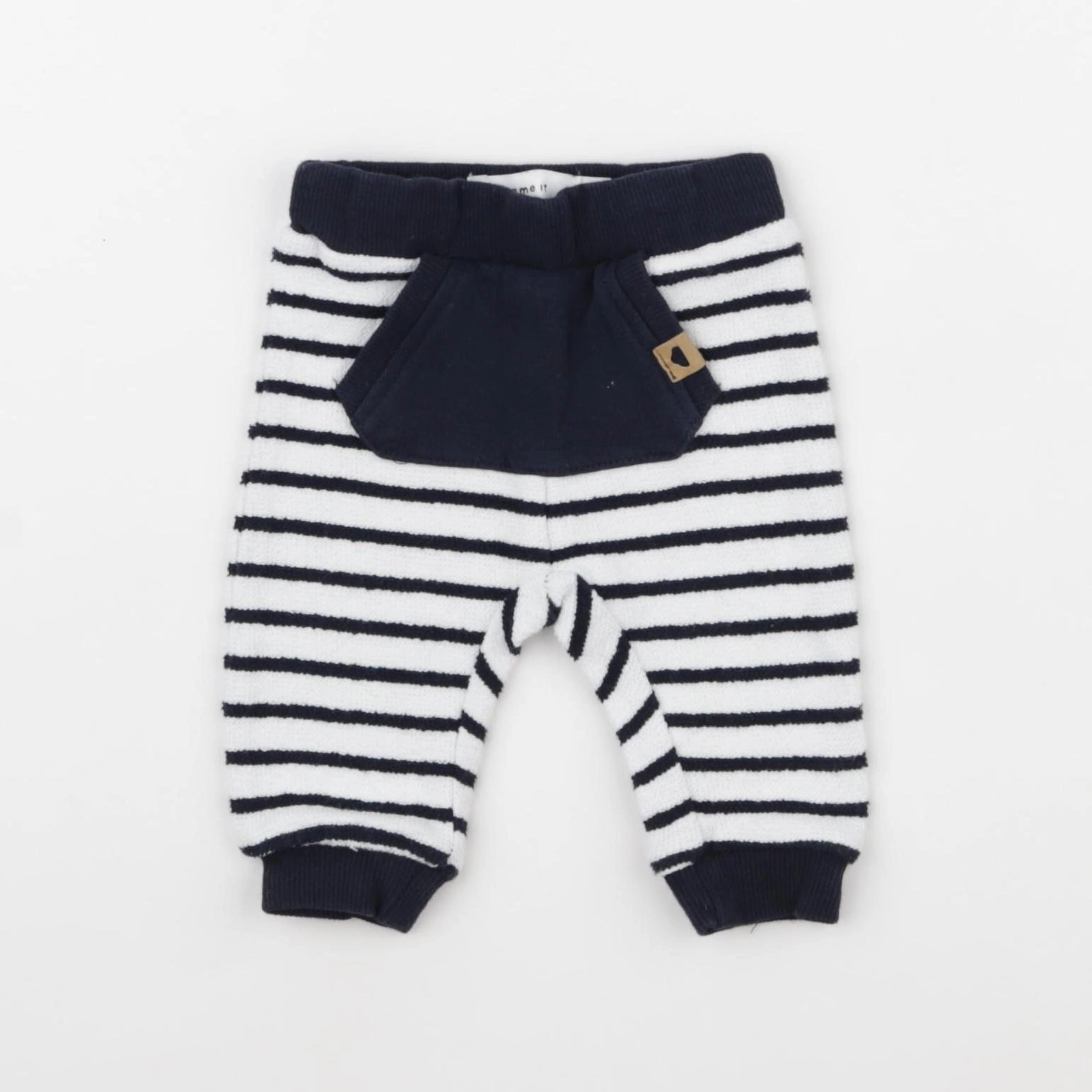 Name it - sarouel bleu, blanc - 3/6 mois