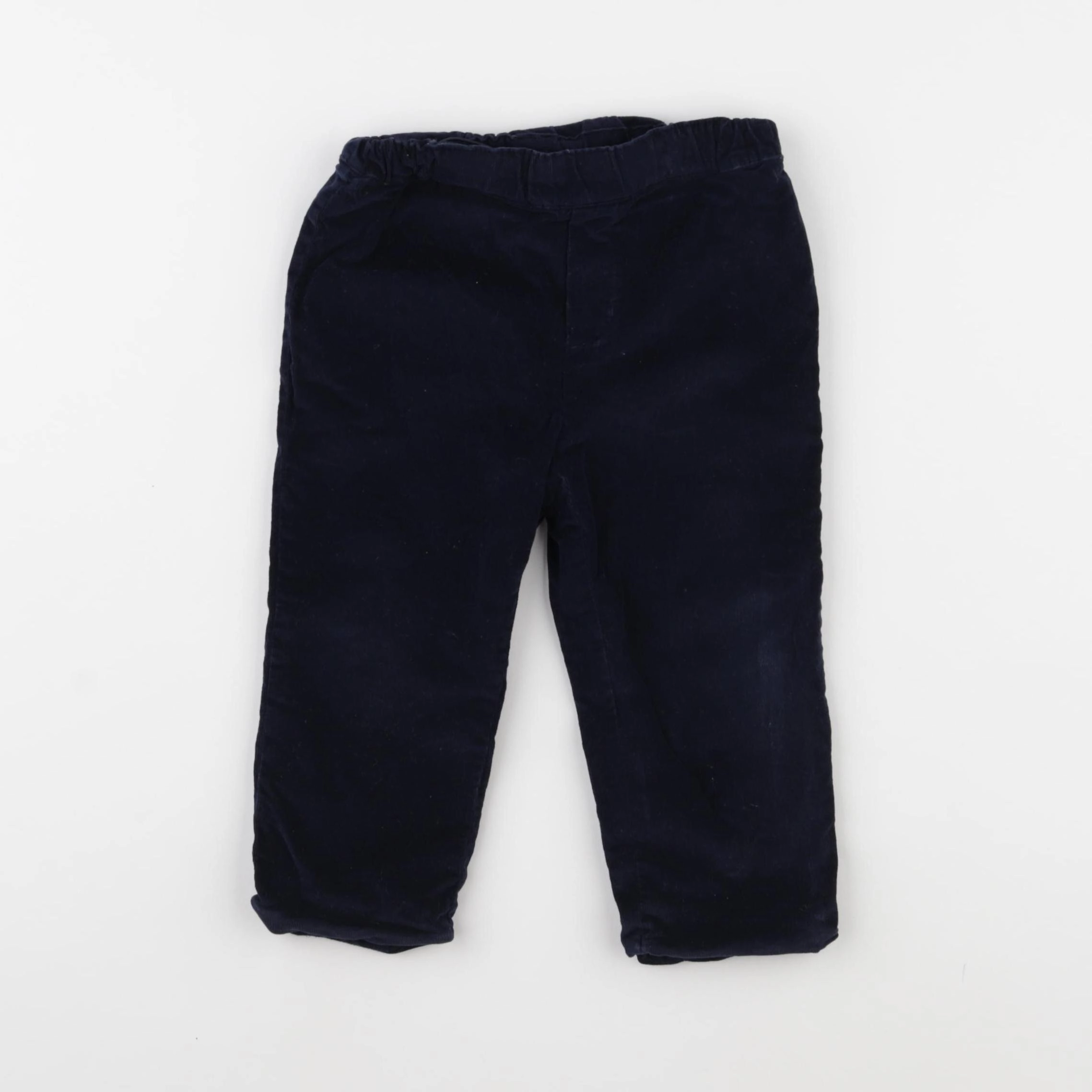 Jacadi - pantalon doublé bleu - 24 mois