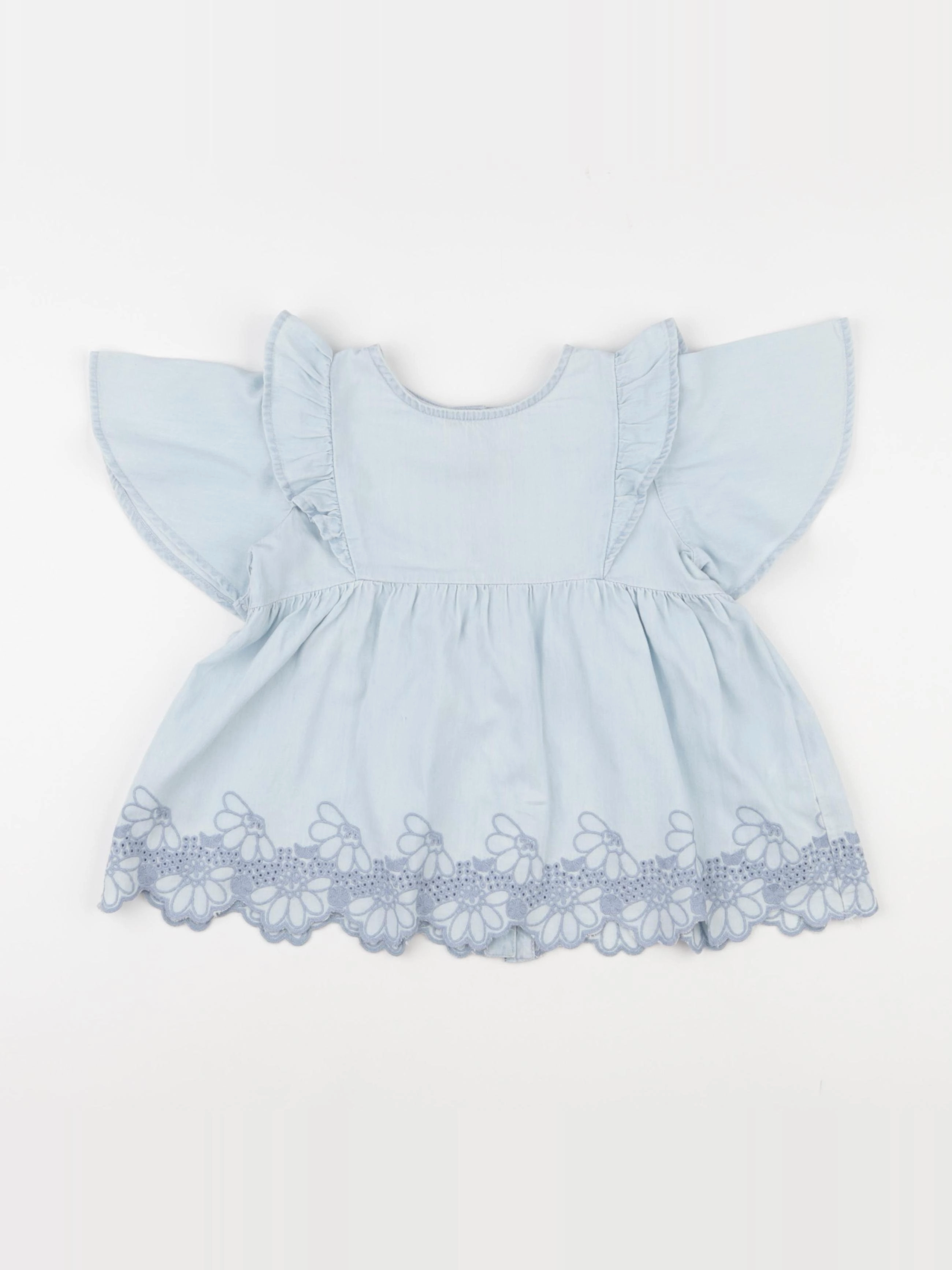 Zara - robe bleu - 2/3 ans