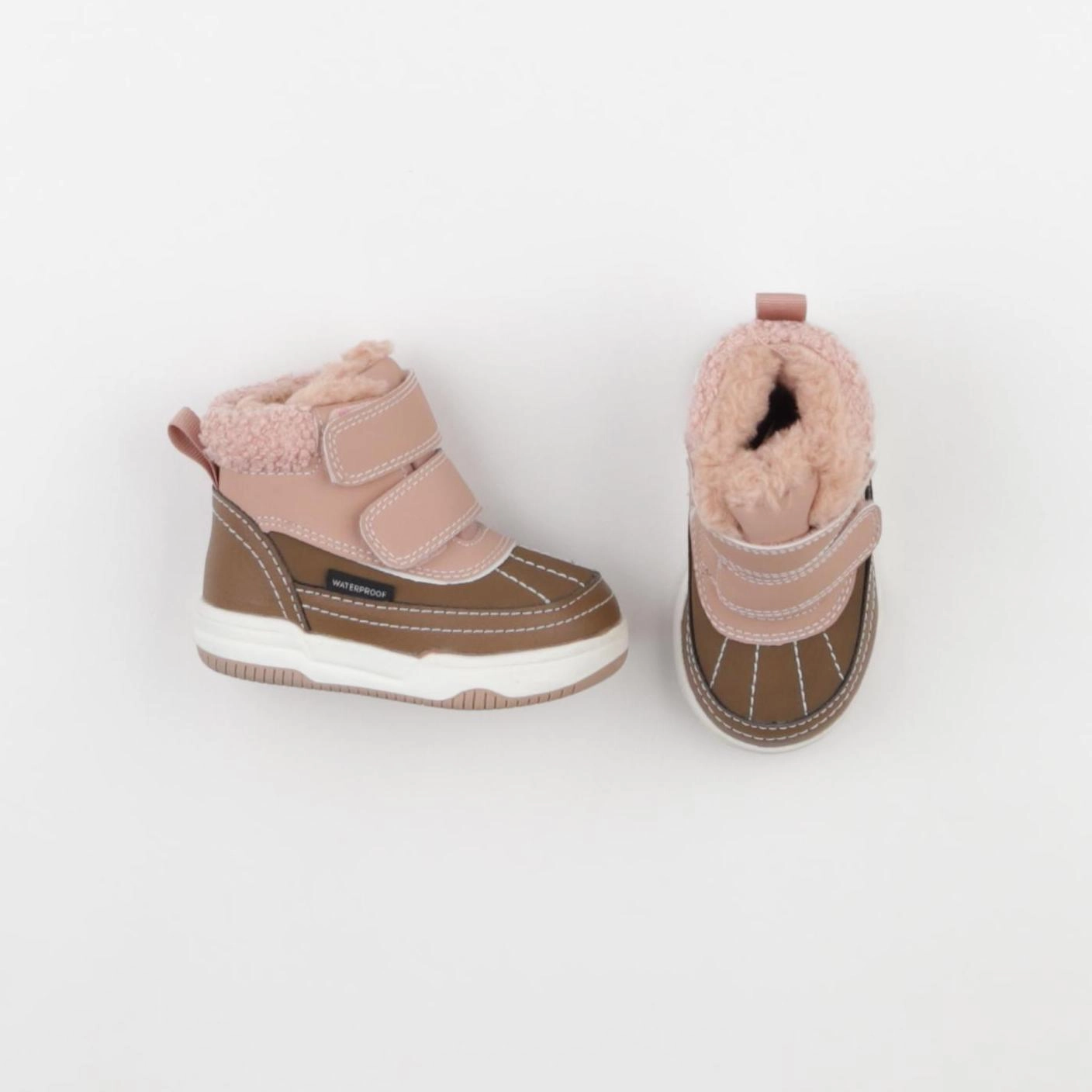 H&M - boots rose, marron - pointure 18/19