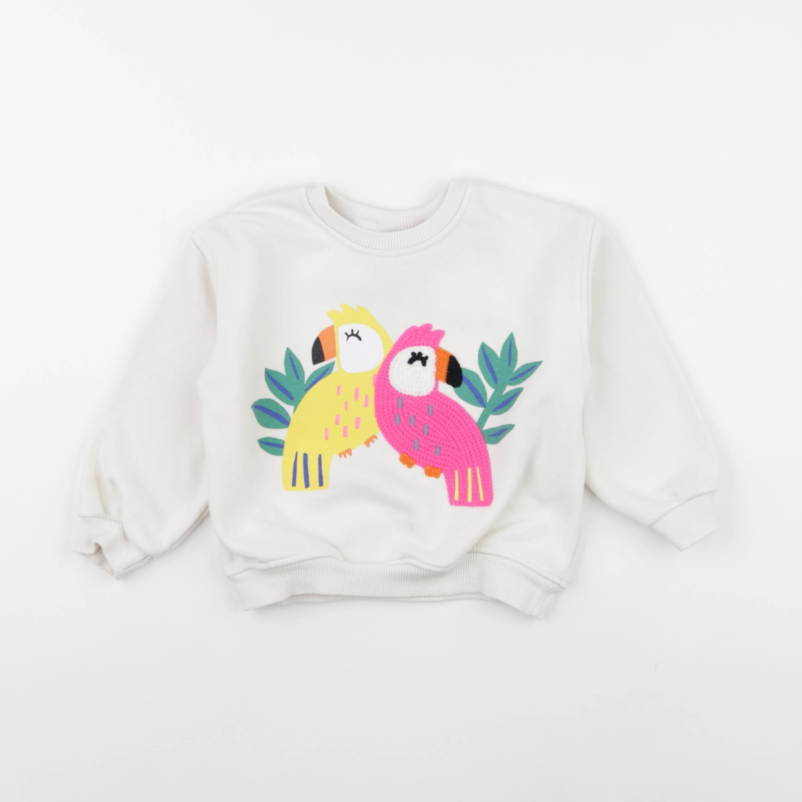 Zara - sweat beige - 18 mois