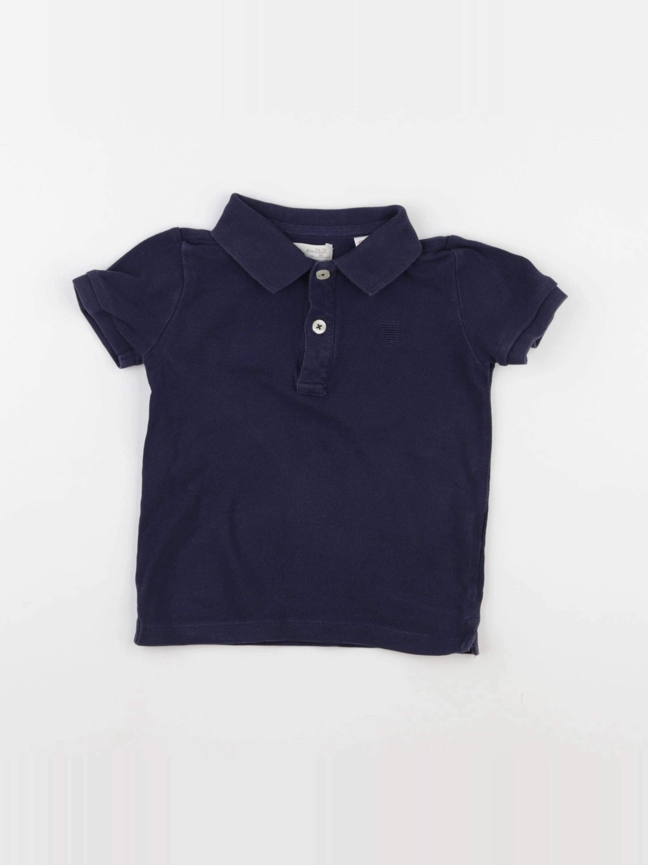 Zara - polo bleu - 24/36 mois