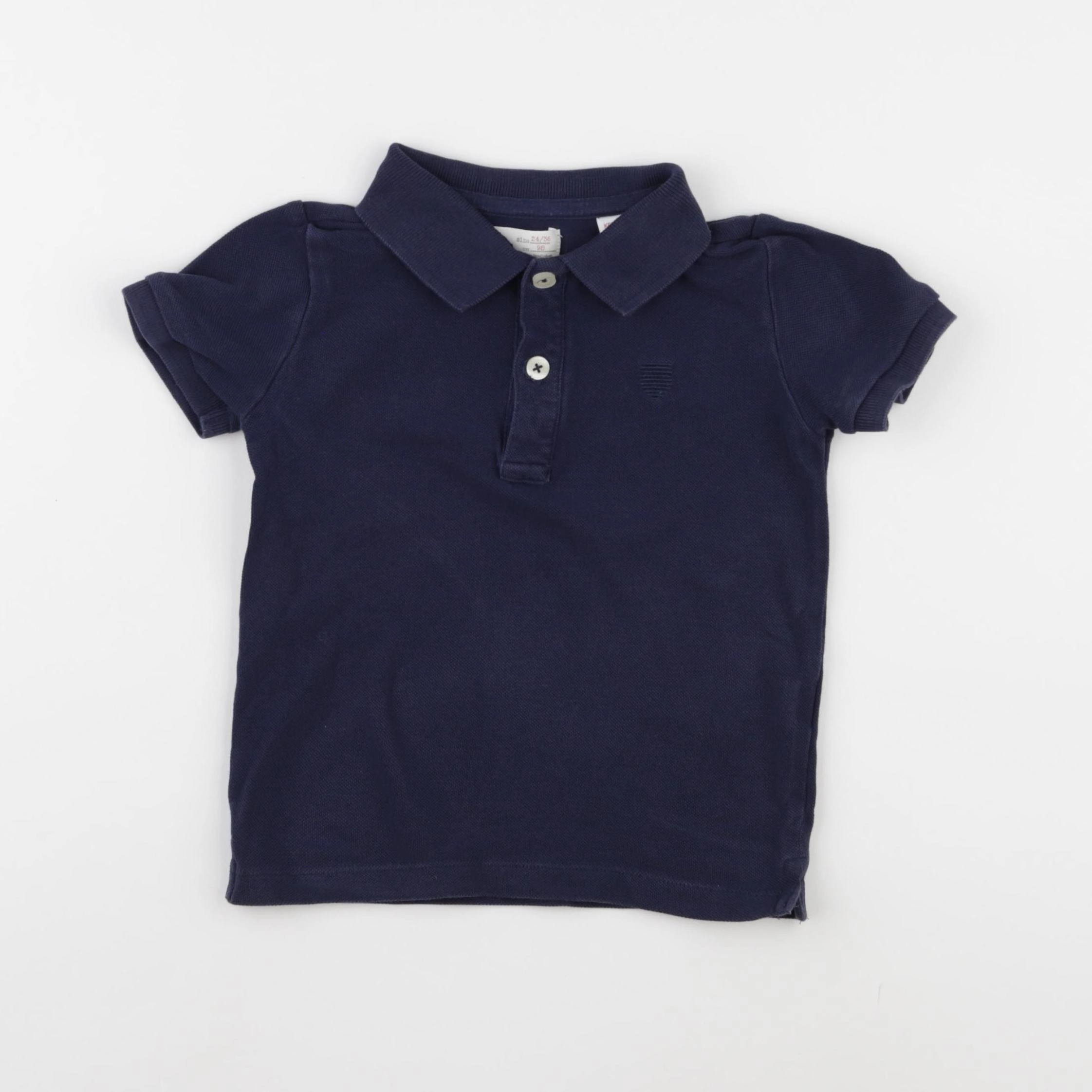 Zara - polo bleu - 24/36 mois