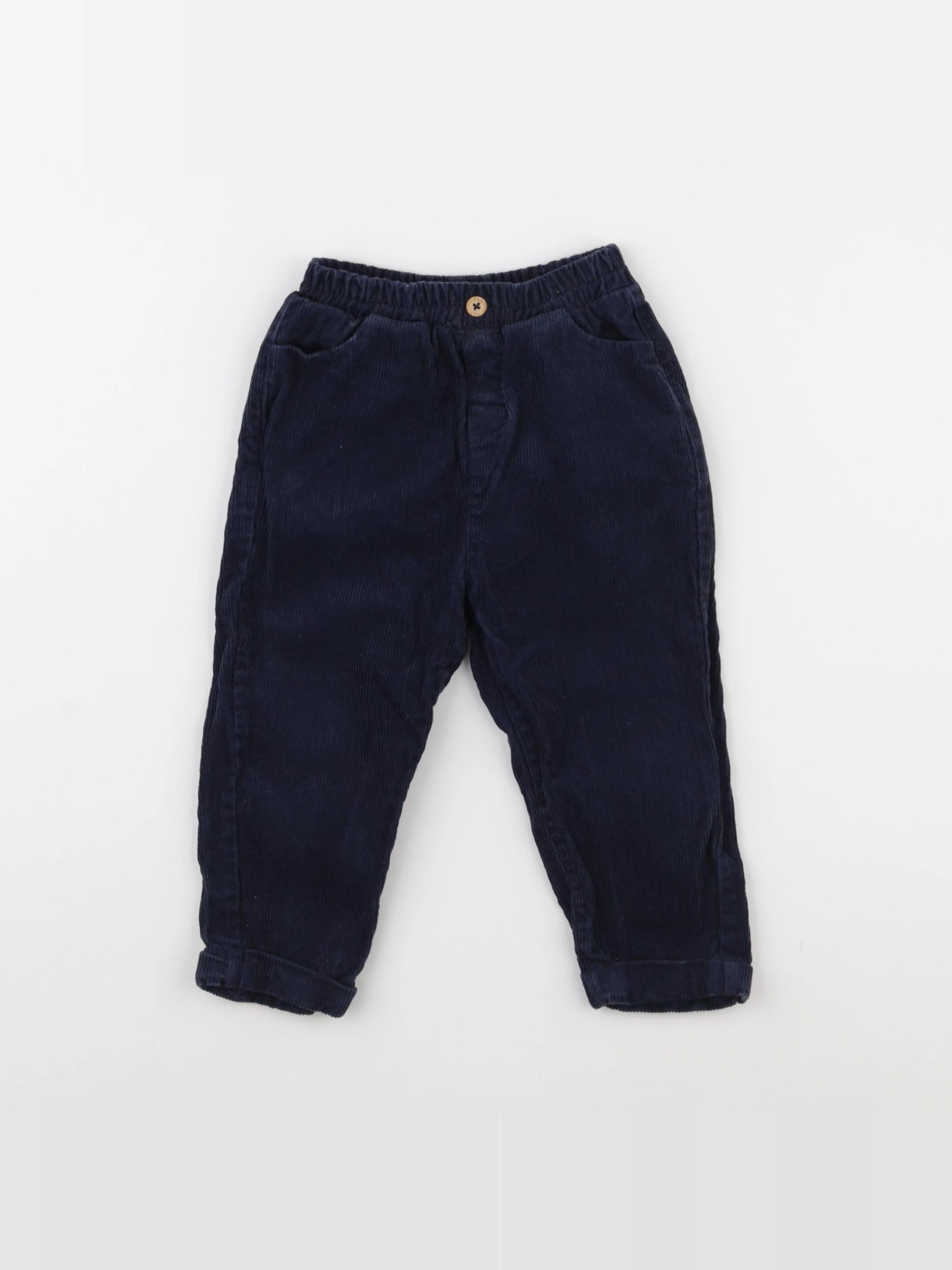 Vertbaudet - pantalon bleu - 24 mois