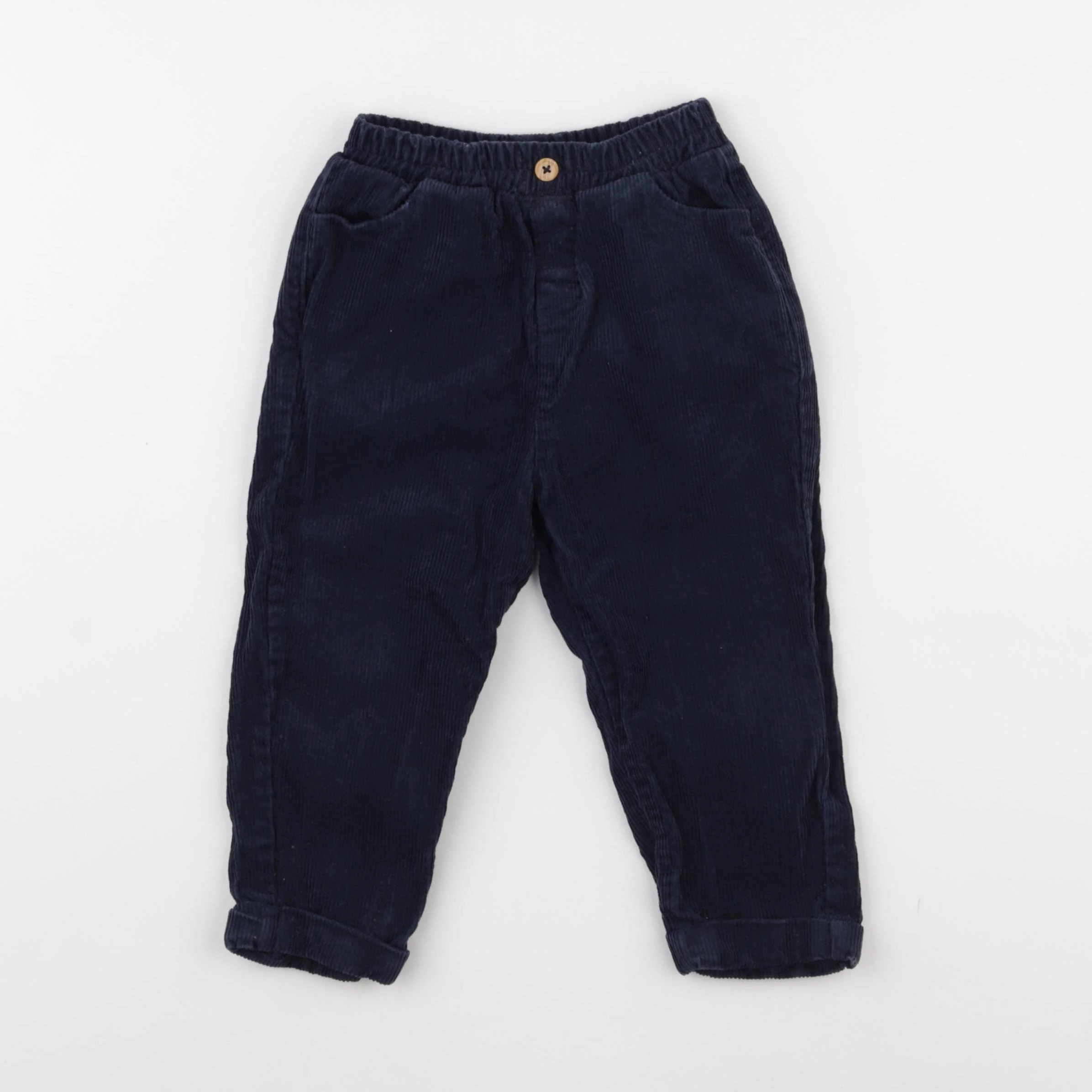 Vertbaudet - pantalon bleu - 24 mois